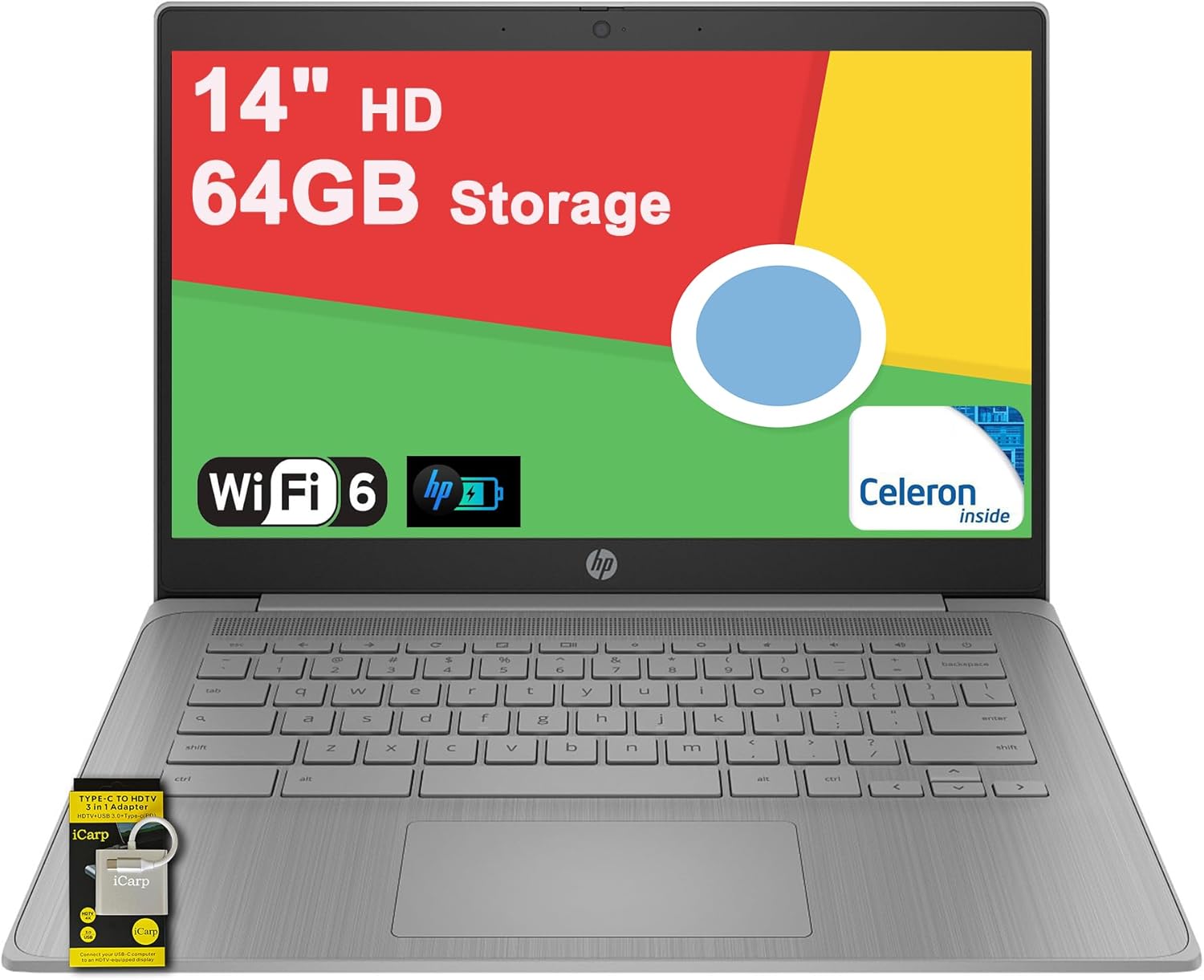 HP Chromebook 14 Home and Student Laptop 14