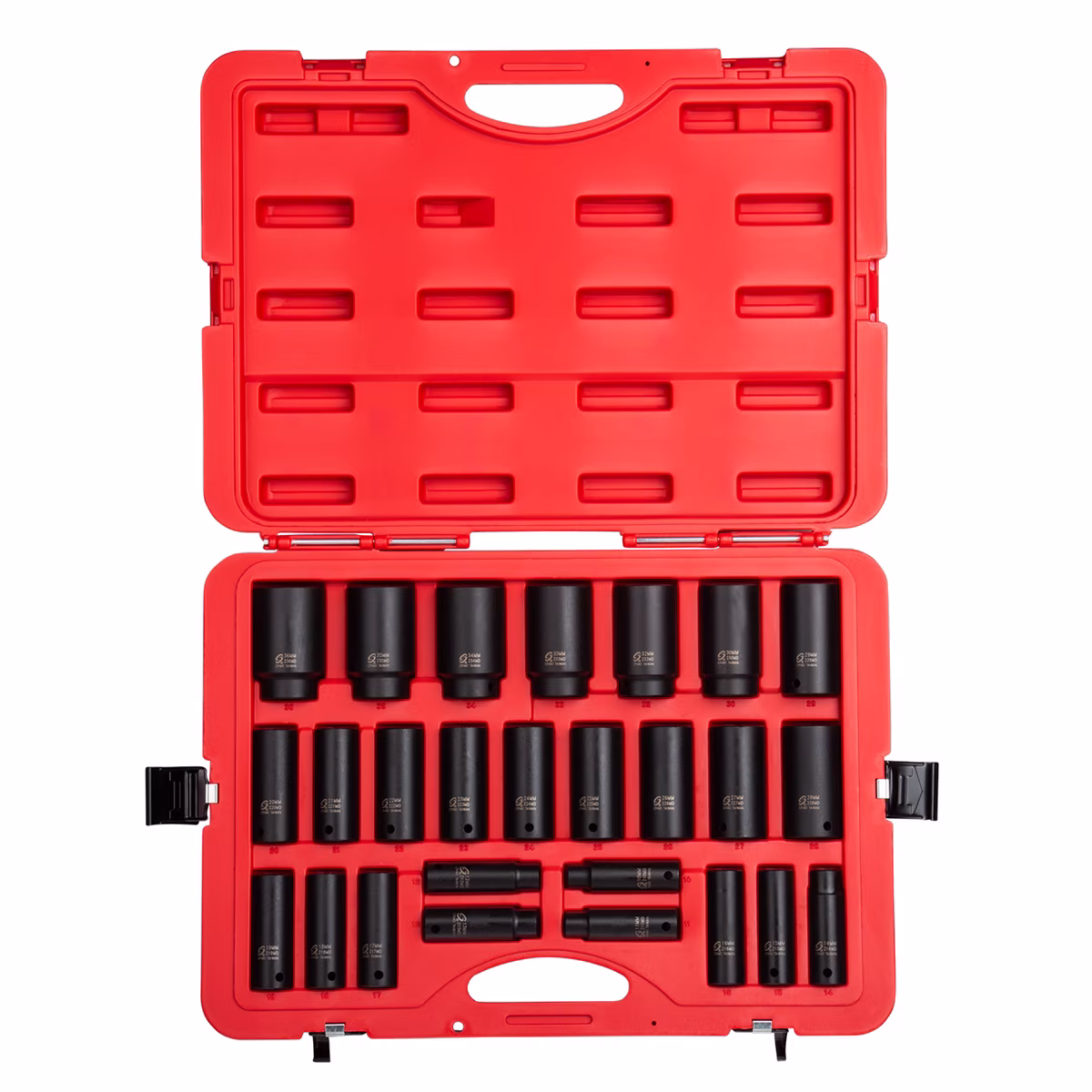 Sunex 2646 26-Piece 1/2 Drive Deep Metric Impact Socket Set