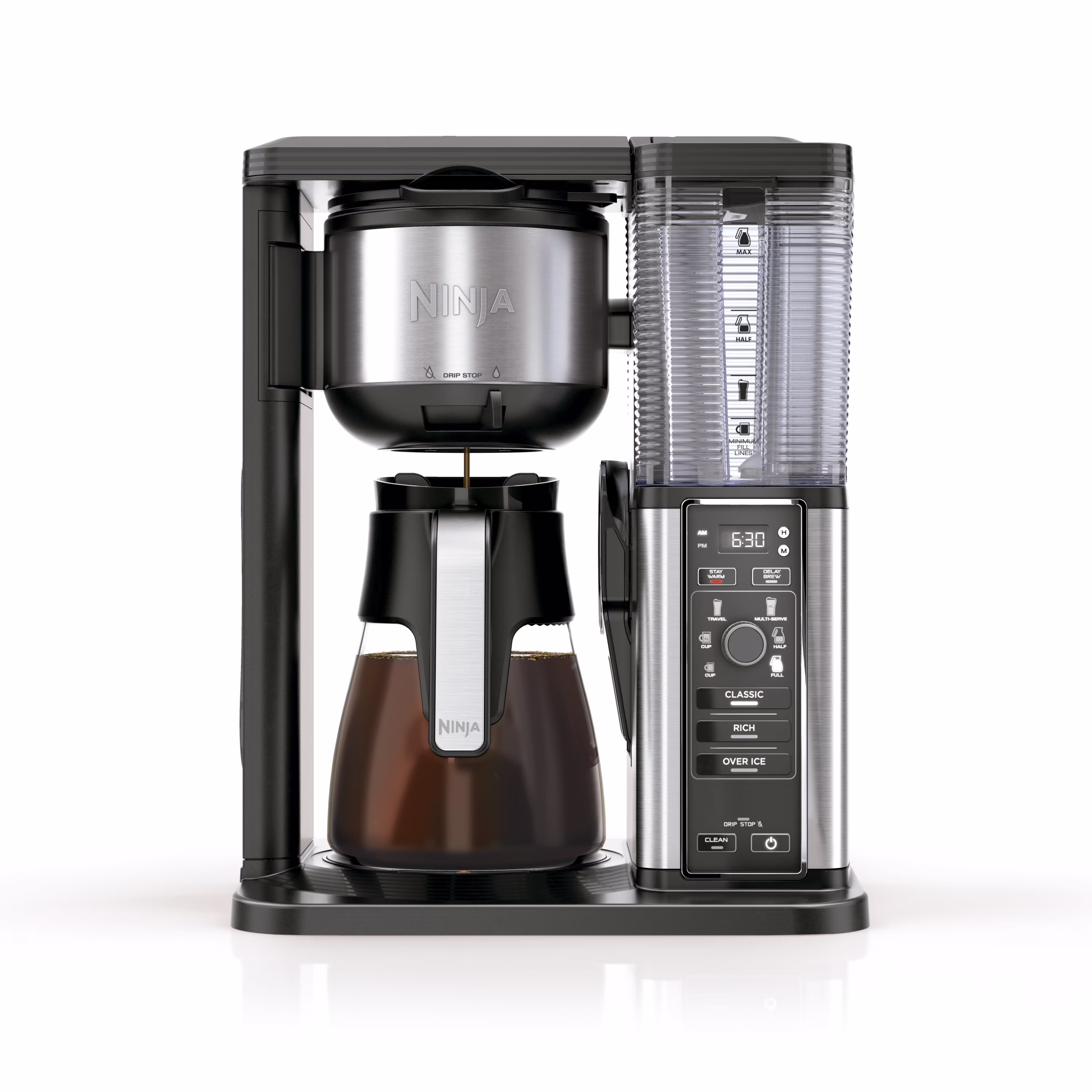 Hot Iced Coffee Maker, Single Serve to 10 Cup Carafe, Drip, Rapid Cold Brew, CM360 Black(Black) - Image 3