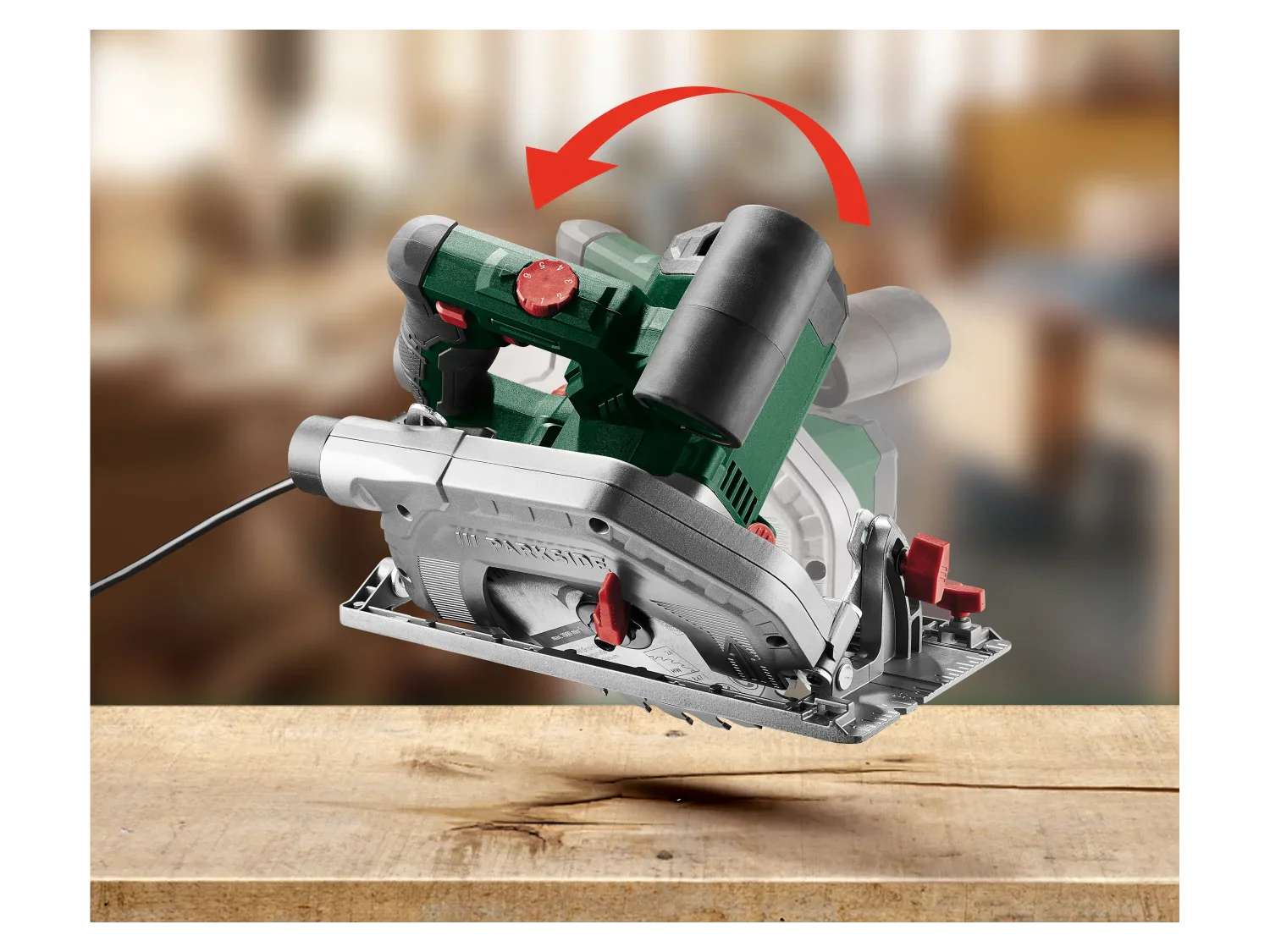 PARKSIDE Scie circulaire PHKS 1350 E4, 190 mm, 1350 W