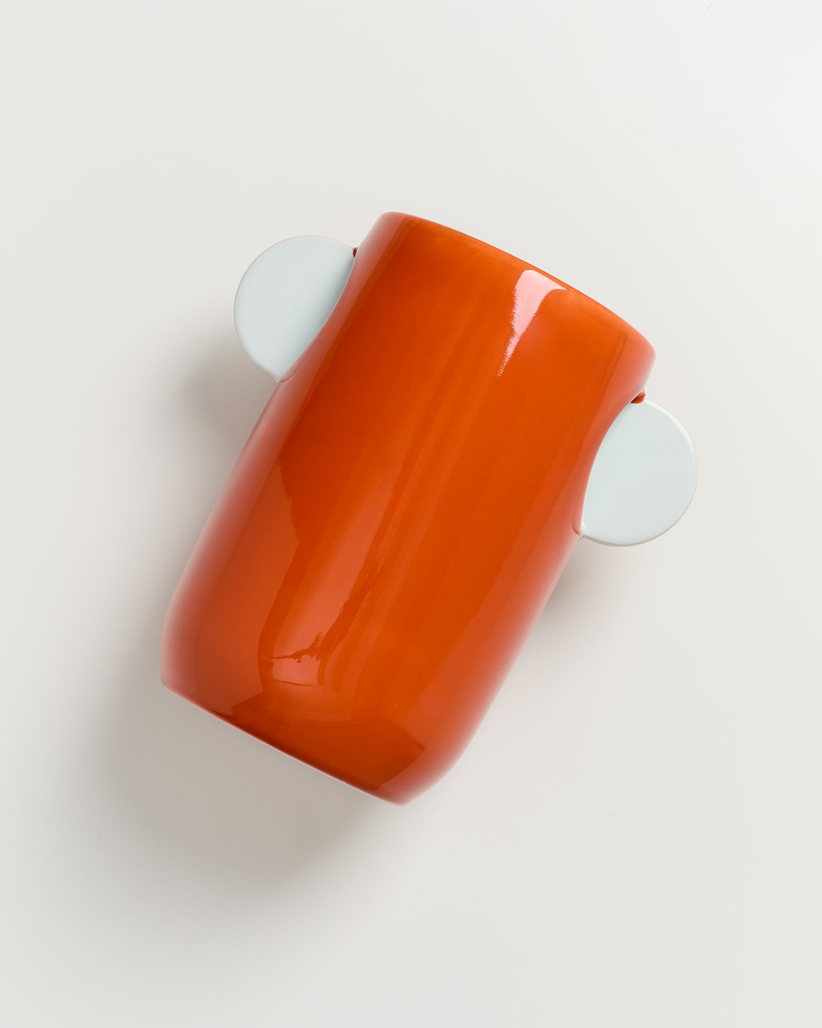 TOMAR VASE M ORANGE LIGHT BLUE