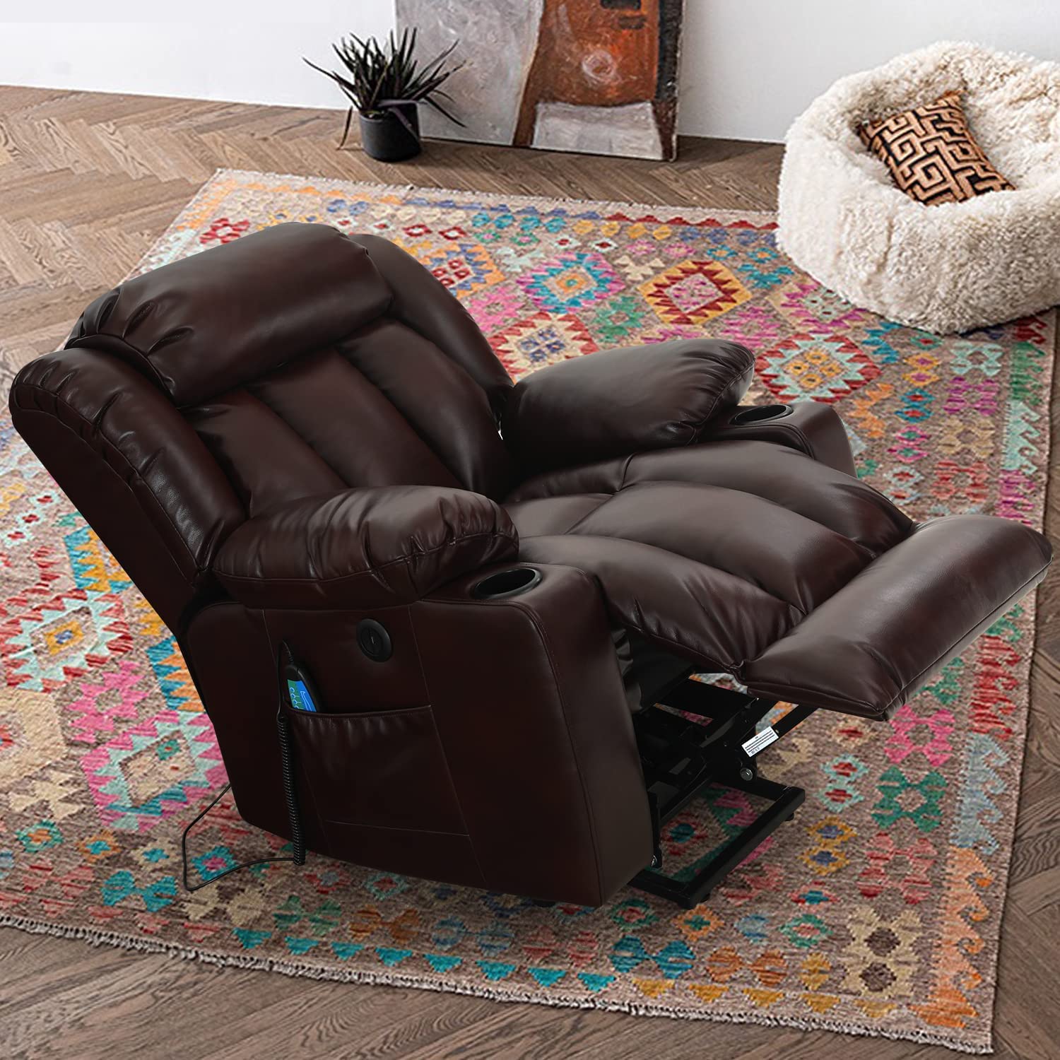Fauteuil releveur de luxe en liquidation, avec chauffage et massage