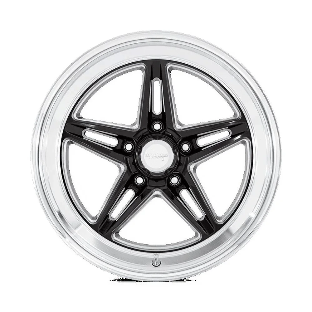Vintage Cast Aluminum Rim VN514 18X8 5X4.75 G-BLK-MILL-DIA-LP 0MM, VN514BE18803400 - Image 3
