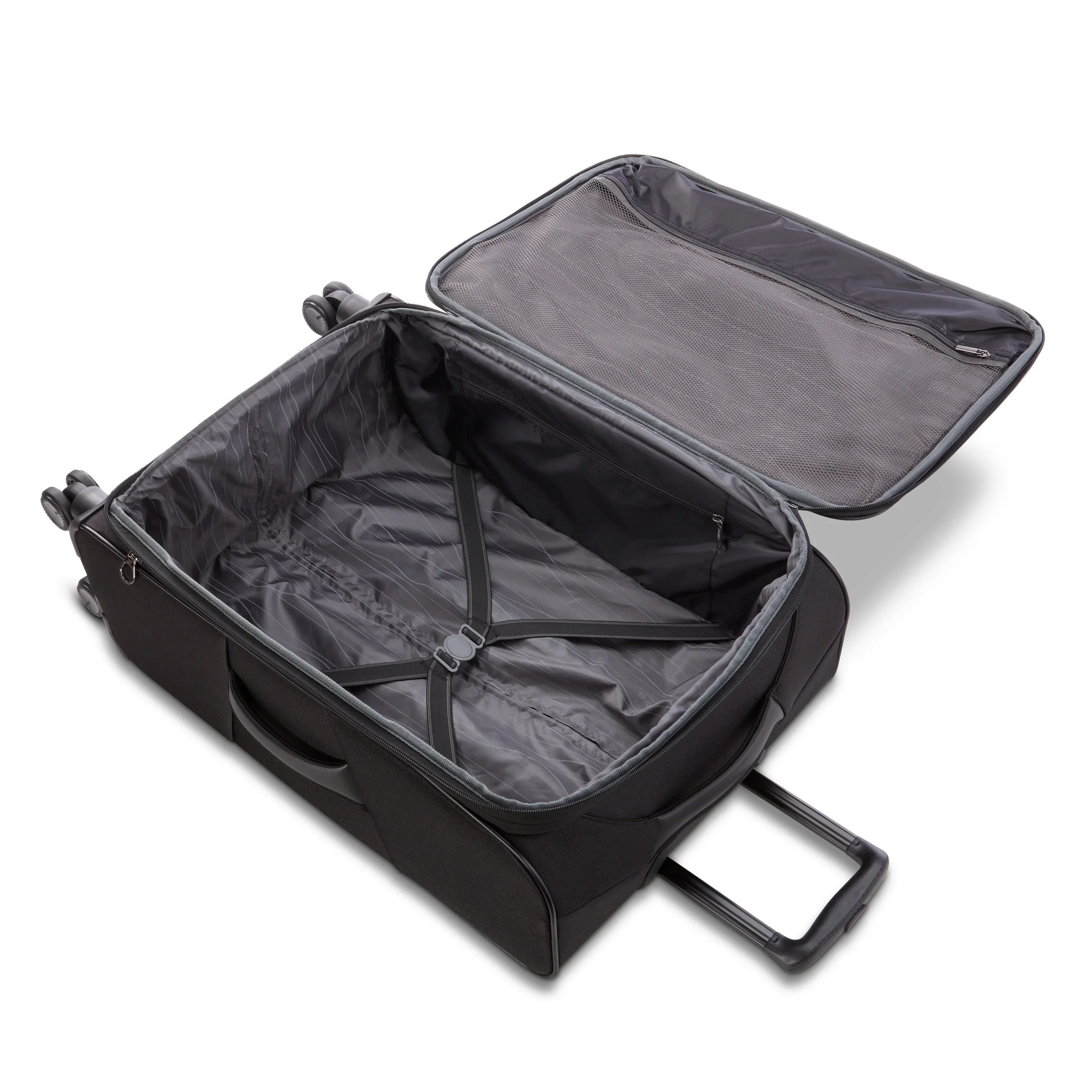 American Tourister X-Lite 3-Piece Luggage Set with Spinner Wheels - Light Grey