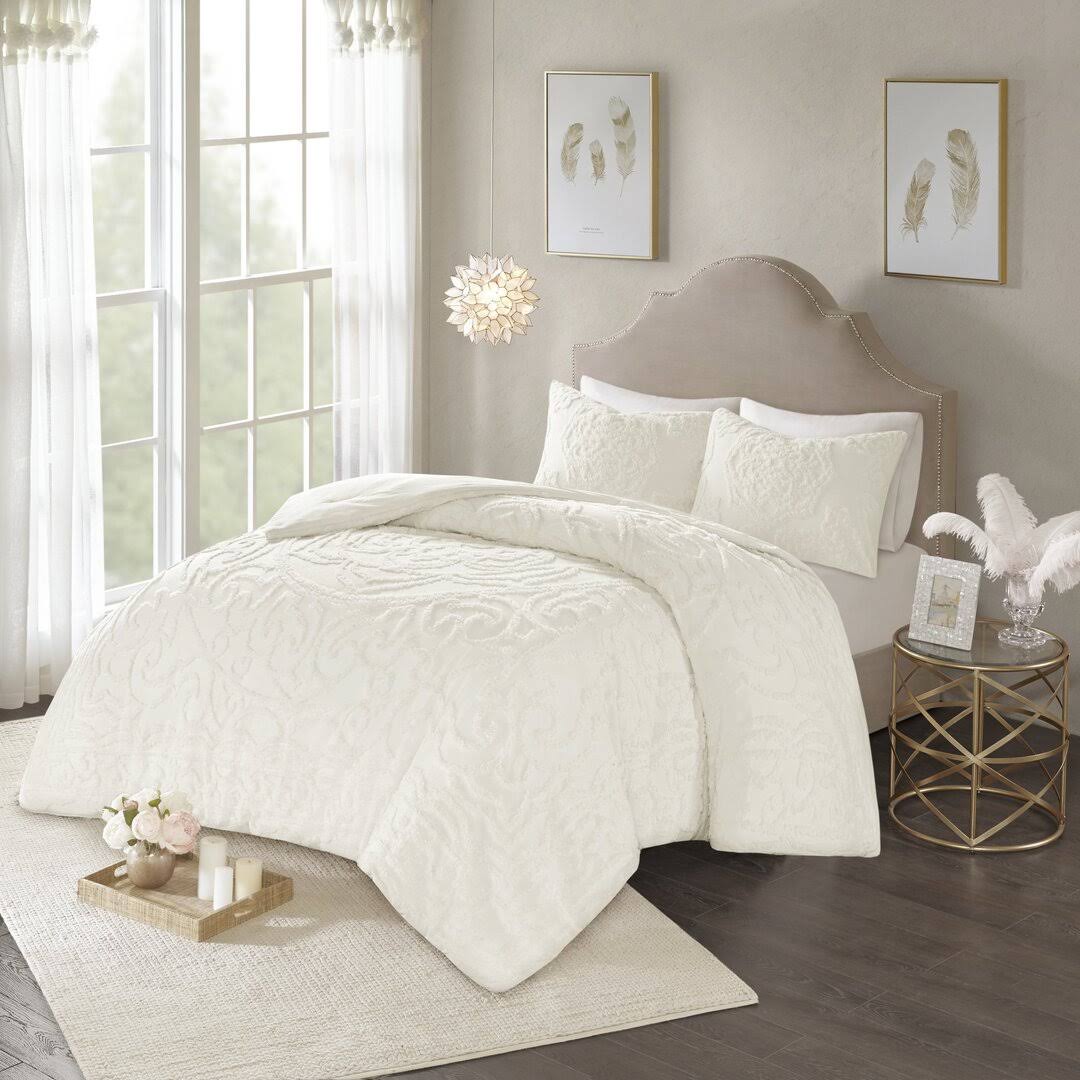 Montclare Comforter Set Ophelia & Co. Color: Ivory, Size: Twin/Twin XL