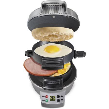 Hamilton Beach Breakfast Sandwich Maker, Silver