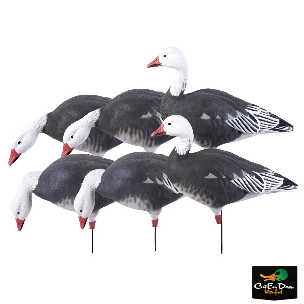 Pro-Grade Full Body Blue Goose Harvester Pack, Decoy 6 Pack - Image 2