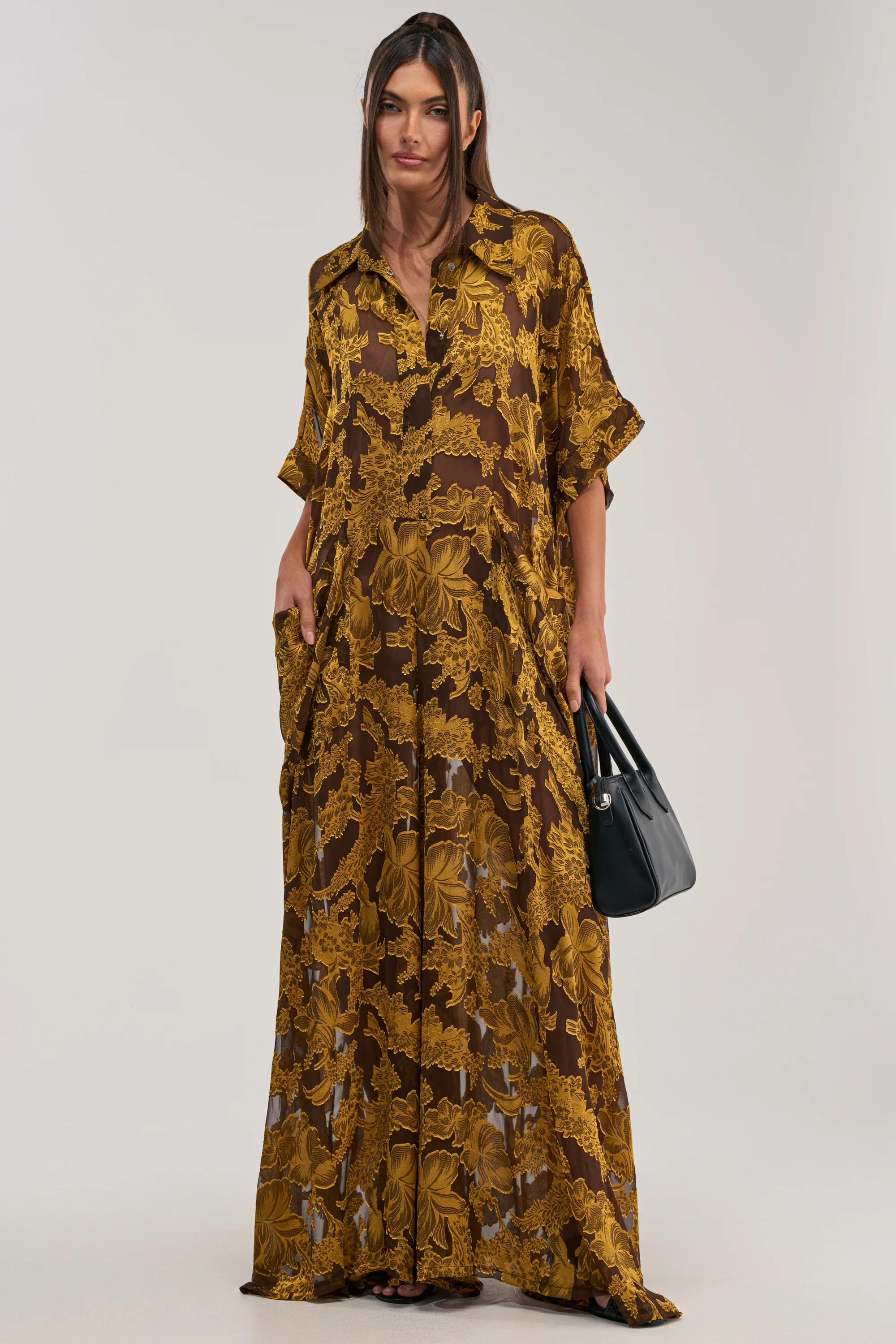 DEEP IN THE FEELS LACE JUMPSUIT IN YELLOW MULTI - Akira Store