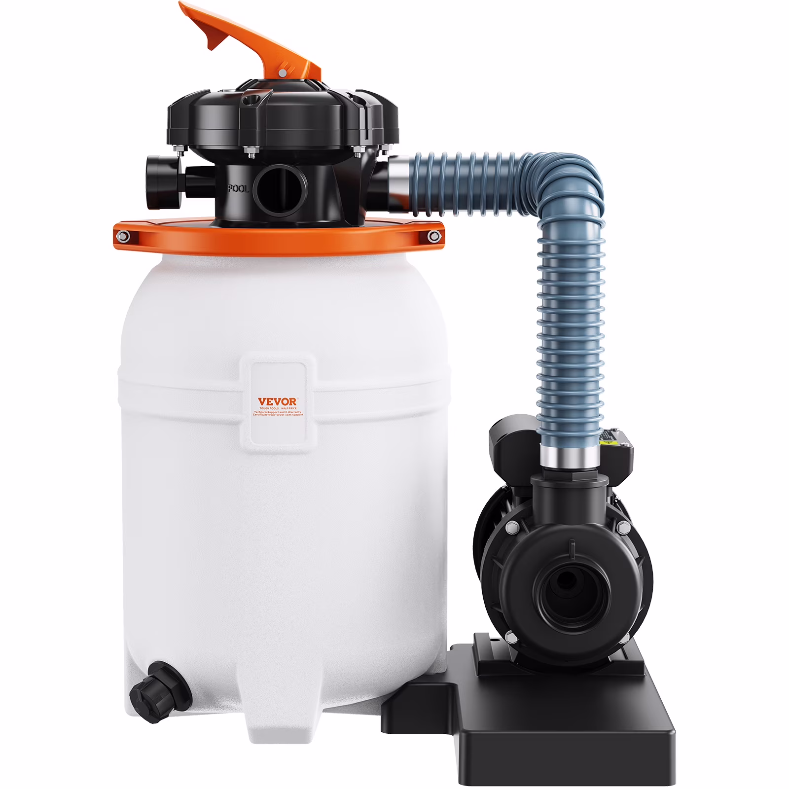 Sand Filter Above Ground 0 33HP Pool Pump 1585GPH Flow 10" 5 Way Valve