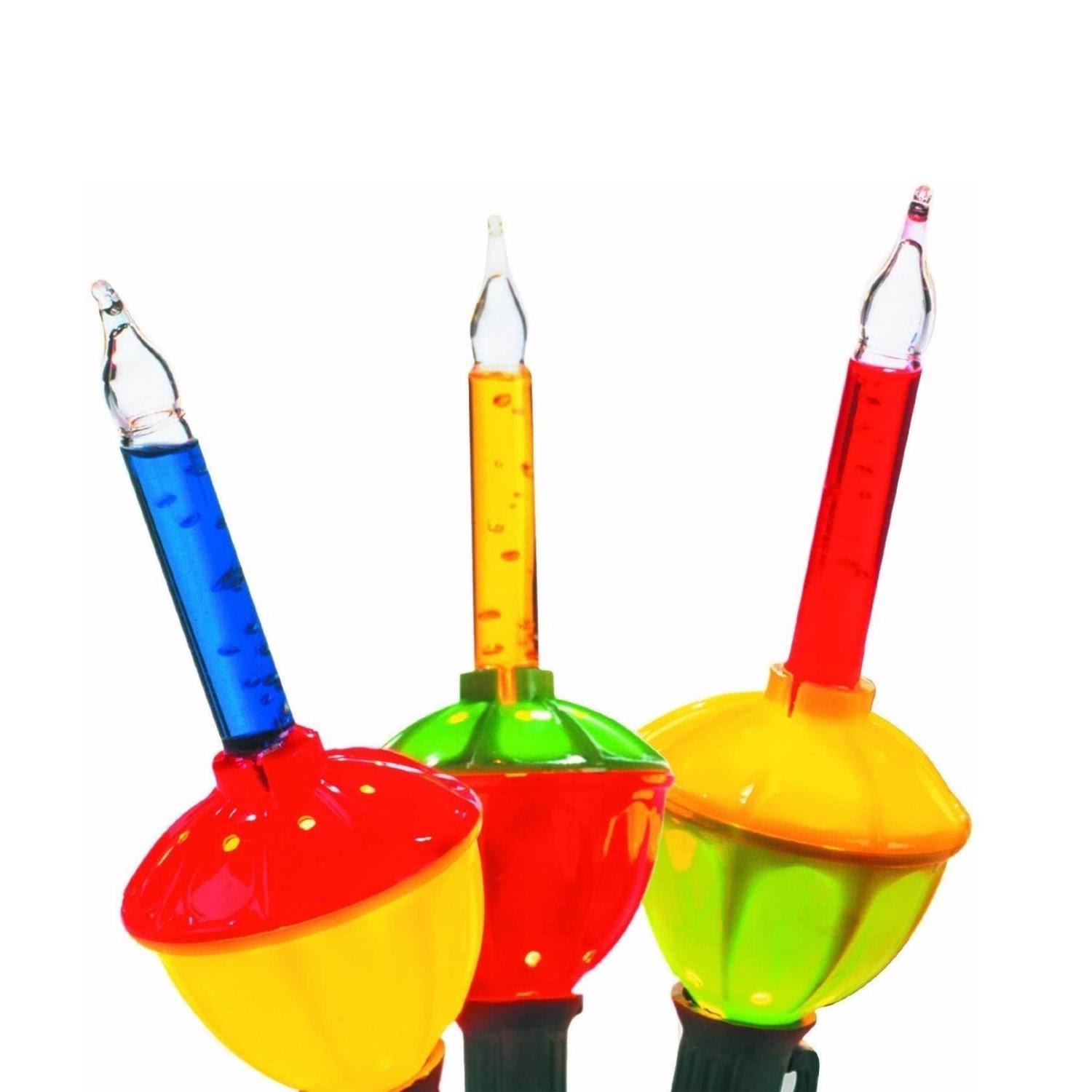 Celebrations - BUB3RDGRA - Incandescent C-Type Multicolored 3 ct Replacement Christmas Light Bulbs