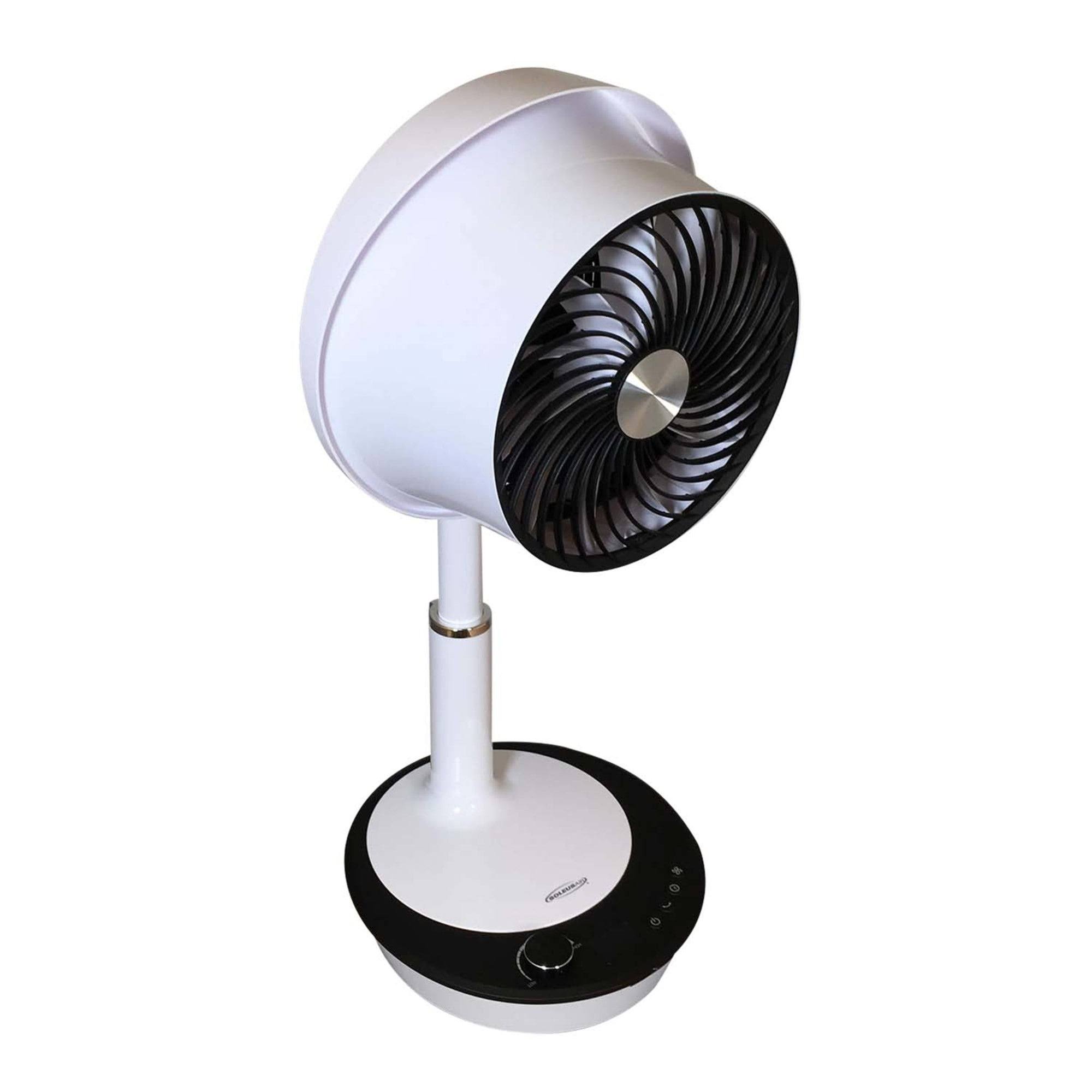 Soleus Air 9 in. Adjustable Floor & Tabletop Air Circulator with Remote