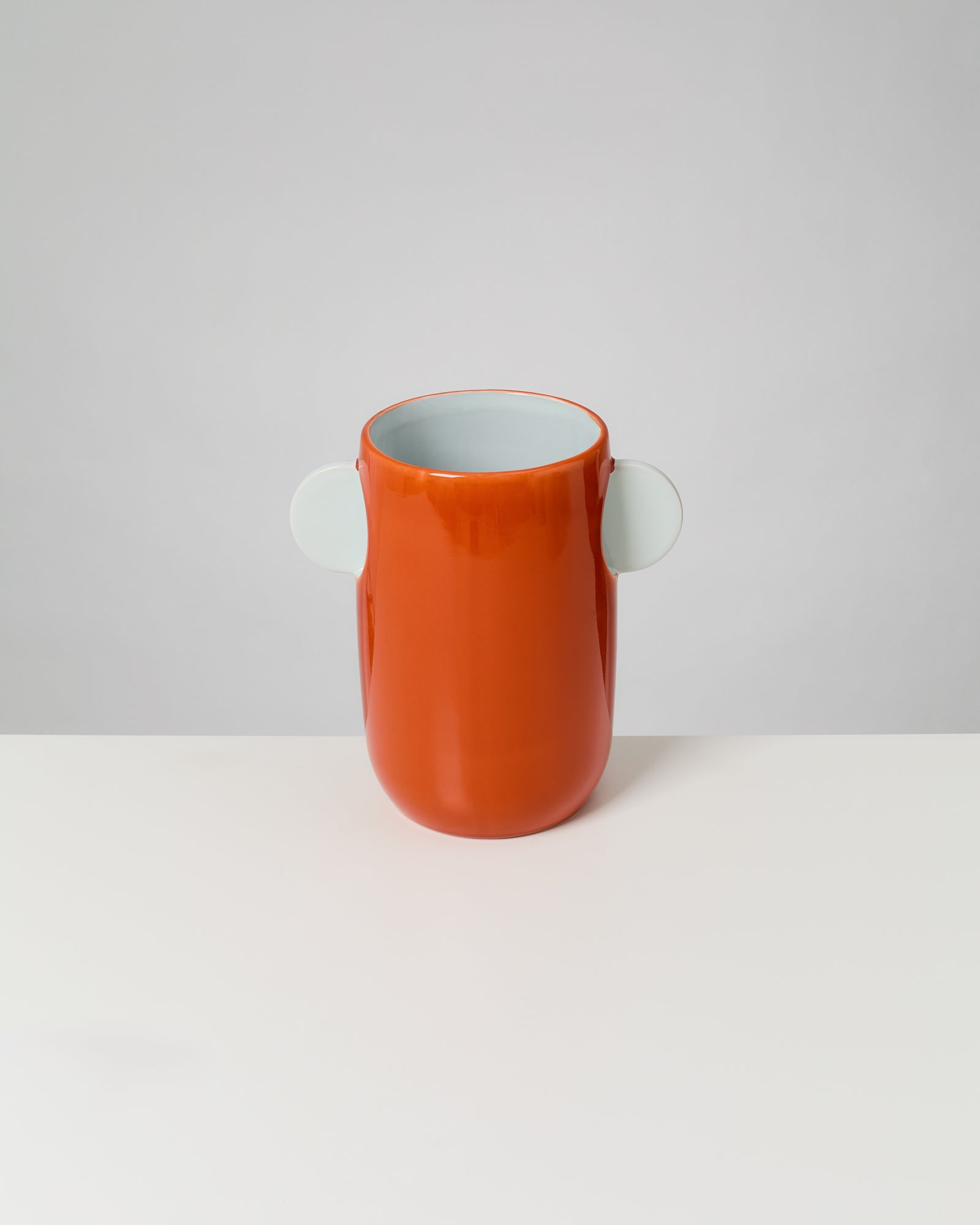 TOMAR VASE M ORANGE LIGHT BLUE