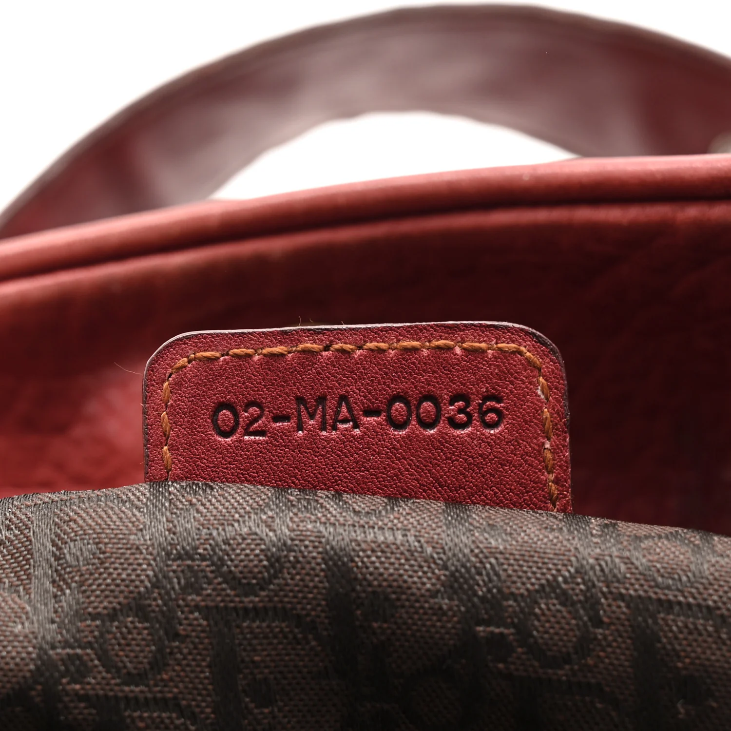 Calfskin Large Gaucho Double Saddle Bag Red