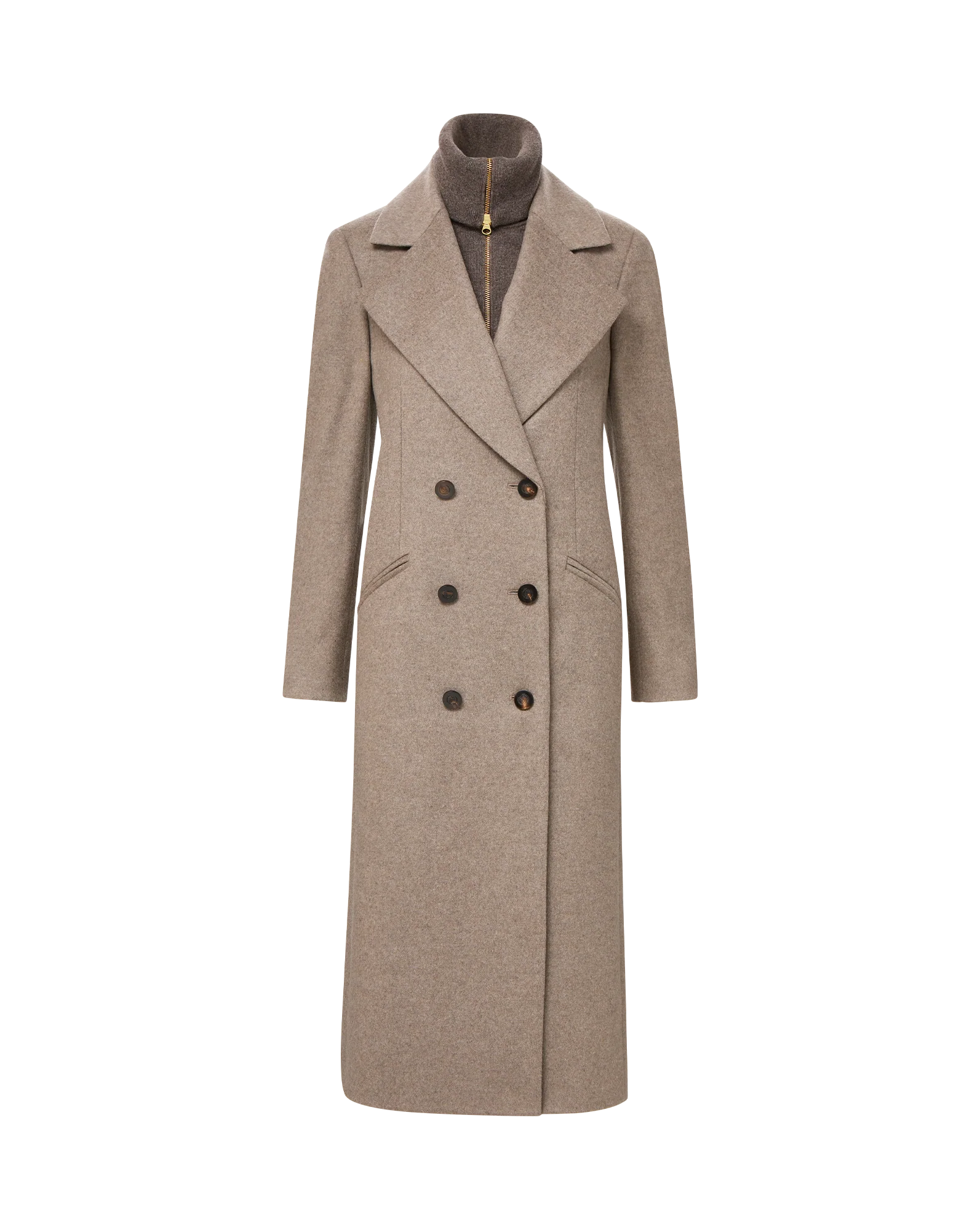 Seth Wool-Cashmere Dickey Coat