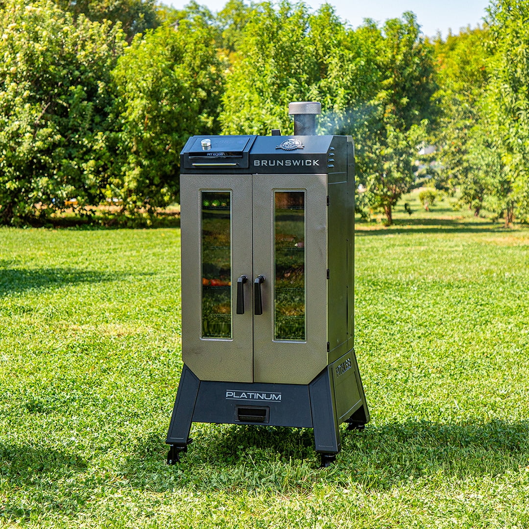Platinum Brunswick Wi-Fi® Enabled Wood Pellet Vertical Smoker - Image 5