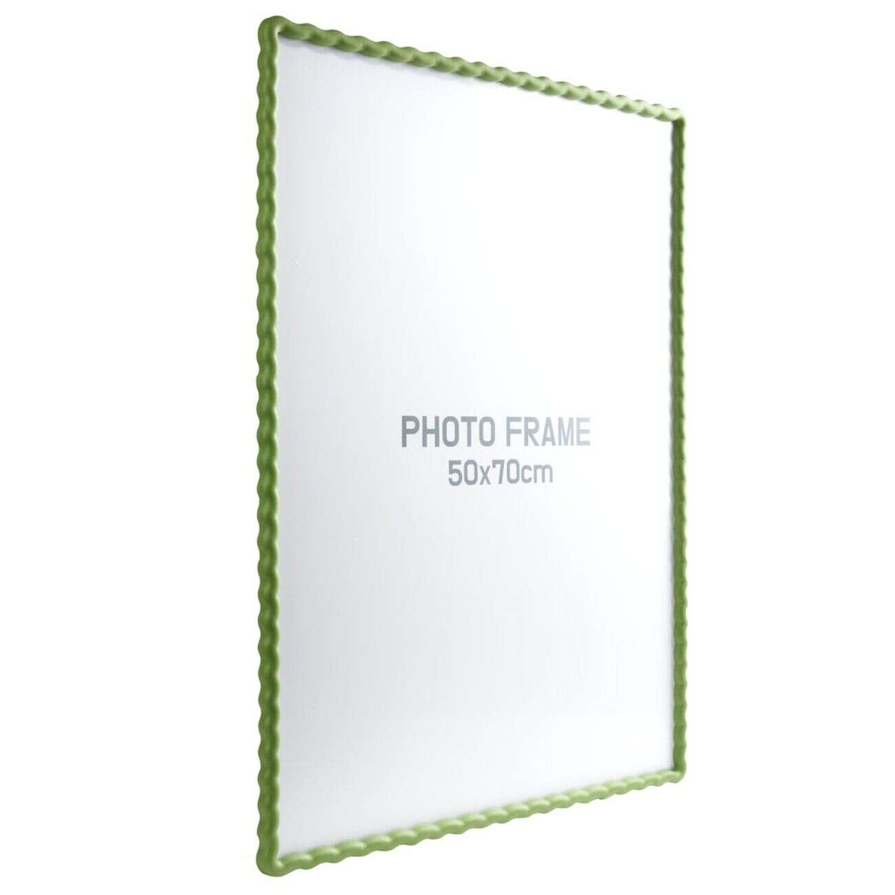Cadre photo bord vague plastique coloré 54x74cm pour photo 50x70cm (3 modèles)