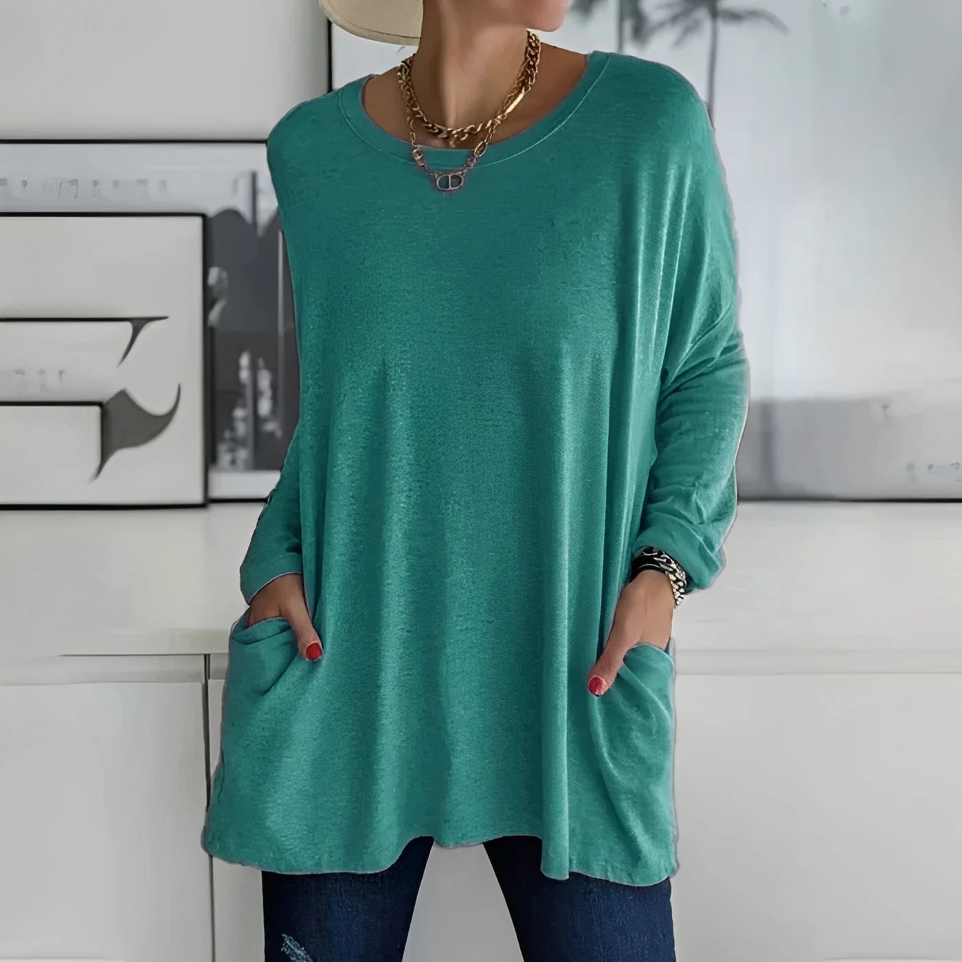 Chantelle - Chemise à manches longues avec poches