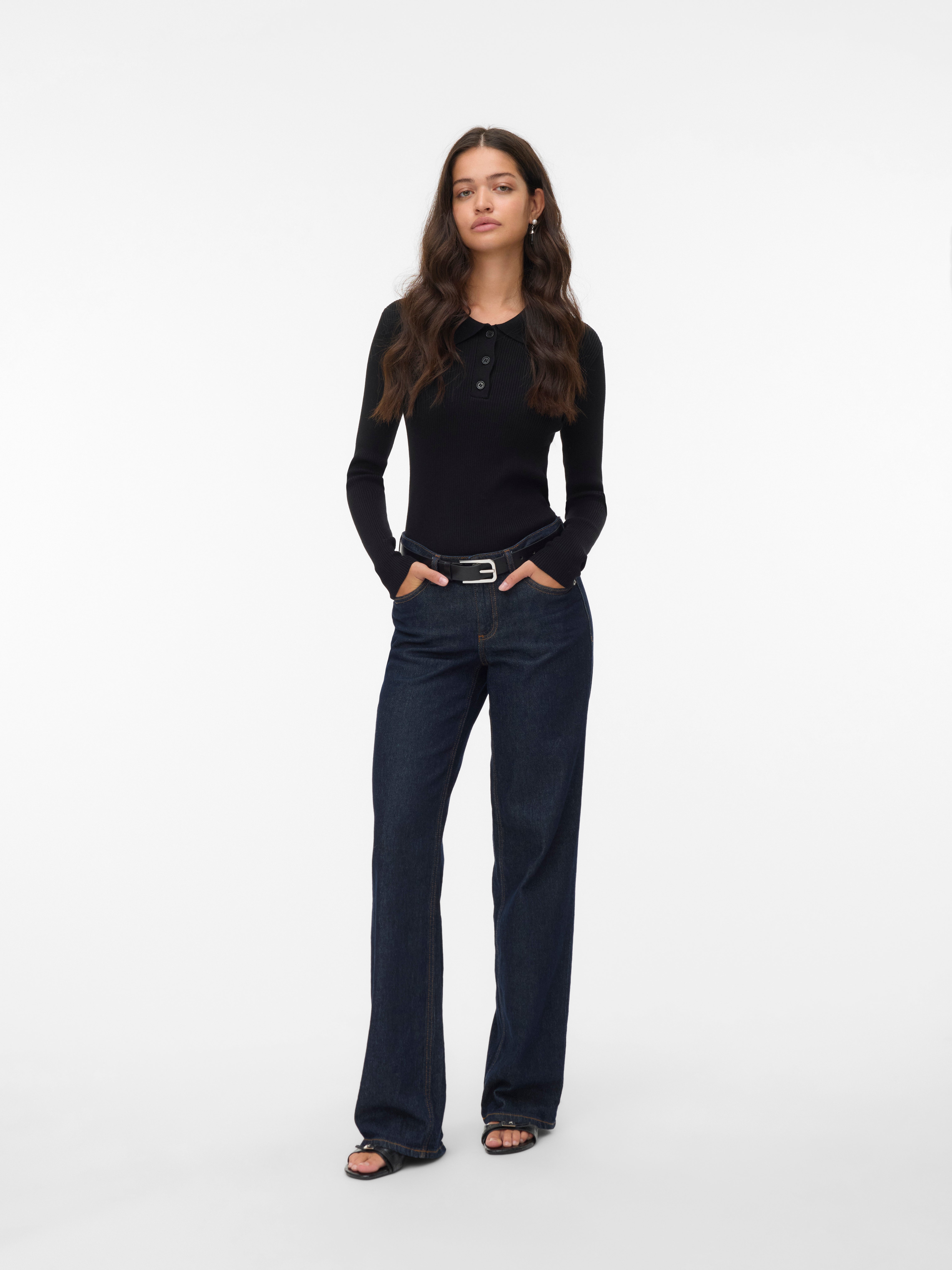 VERO MODA® VMSILJERIB Knitted pullover