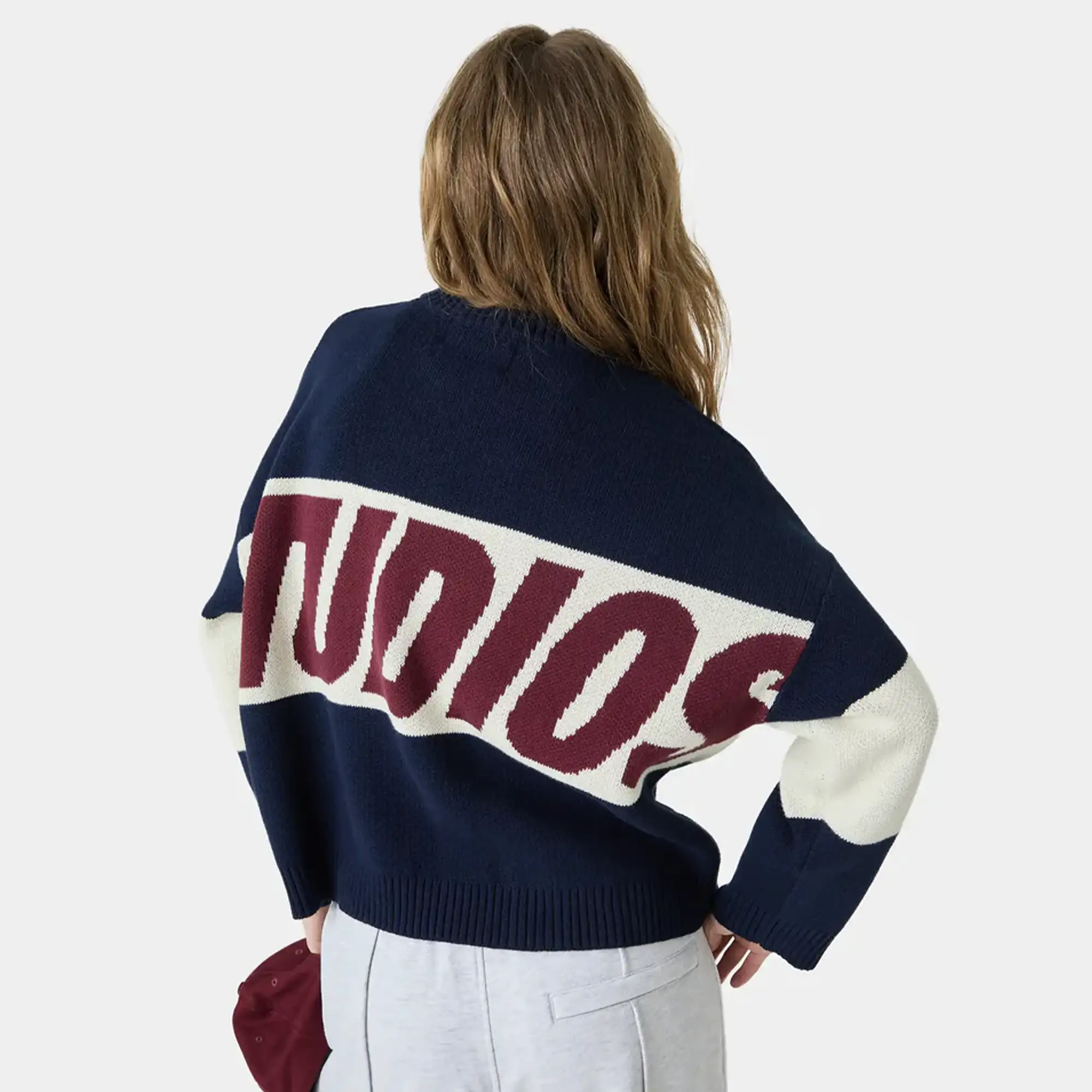Thrill Navy Master Knit Sweater