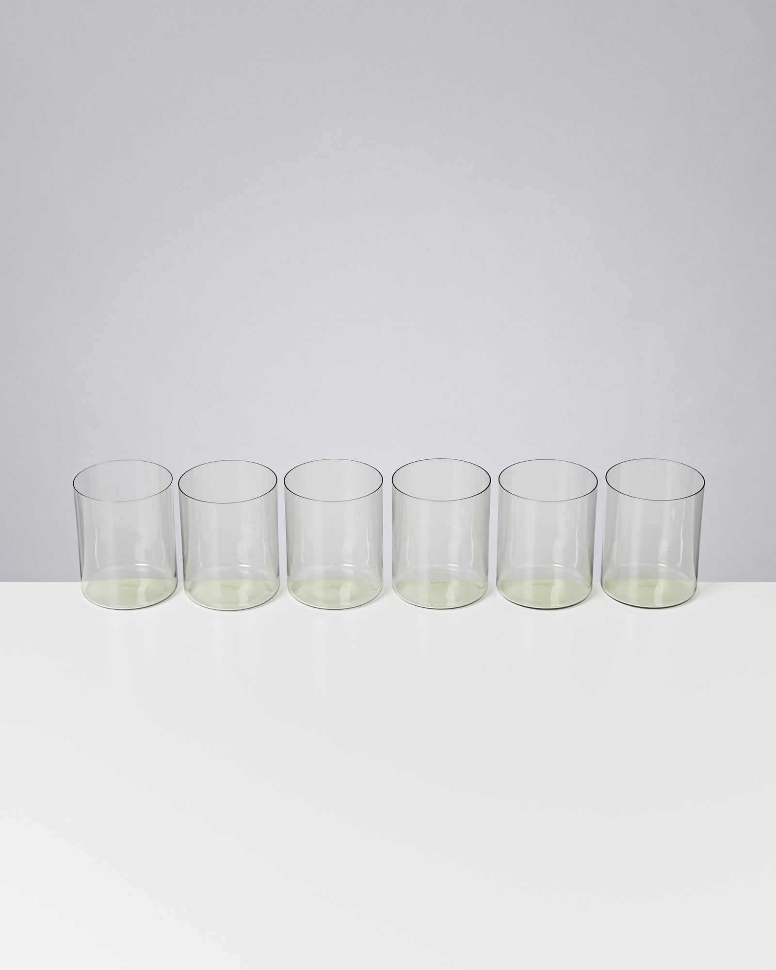 JOIA - LARGE GLASS EMERALD SET OF 6