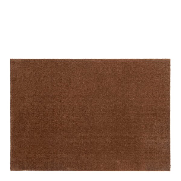 Unicolor gulvmatte 130x90 cm cognac