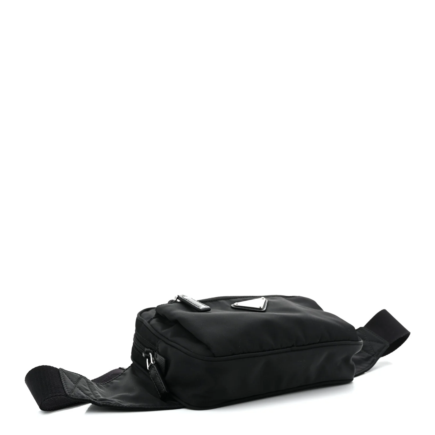 Re-Nylon Saffiano Belt Bag Black