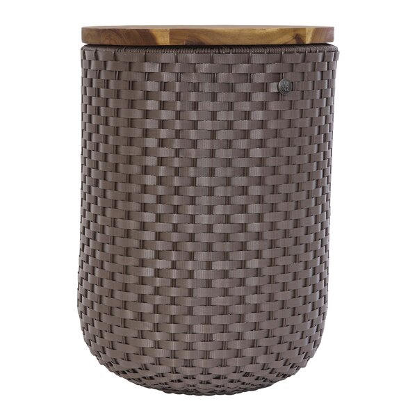 Halo sit puff med oppbevaring 34x45 cm taupe