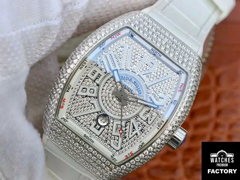 Franck Muller Vanguard V45.SC.DT.D.NBR.CD.5N.NR Diamond Dial