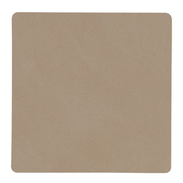 Square Nupo glassbrikke 10x10 cm clay brown