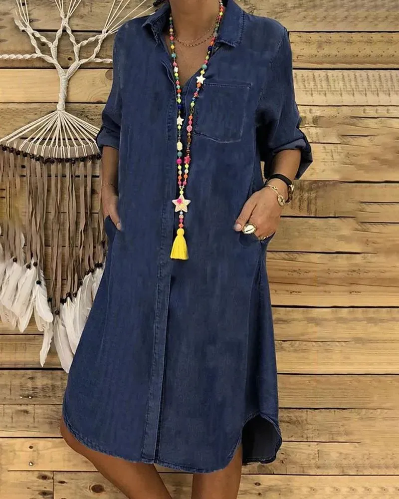 Robe d'été élégante pour femme | Tissu léger, silhouette fluide, décontractée