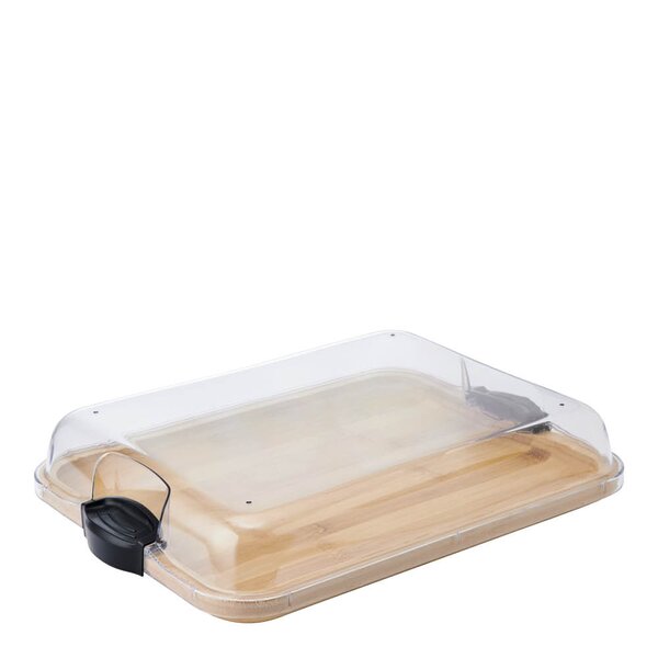 Build-a-Board serveringsbrett med lokk 28x35,5 cm klar/bambus