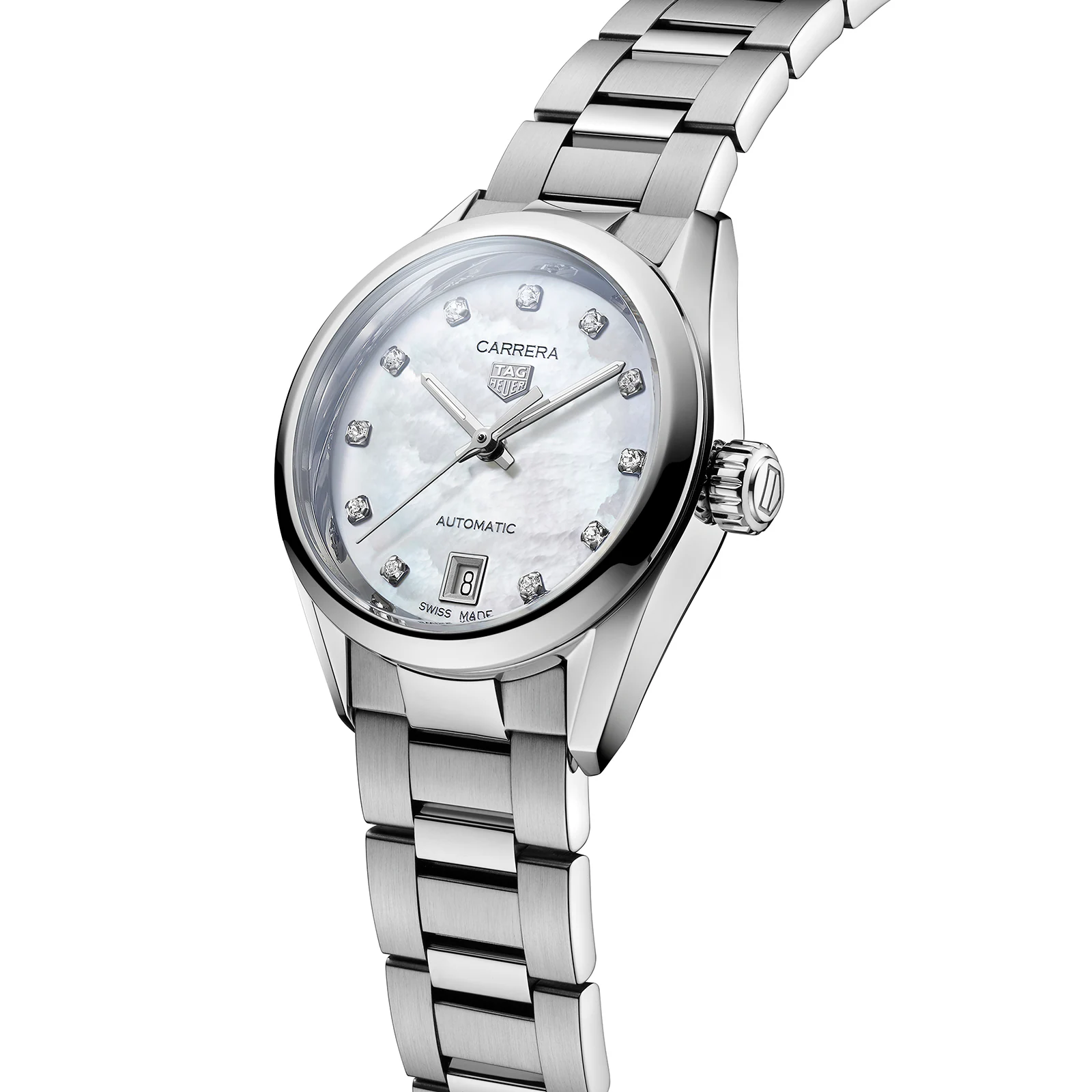 【Super Clone】TAG Heuer Carrera Three-Hand 29mm Automatic Ladies Watch WBN2412.BA0621