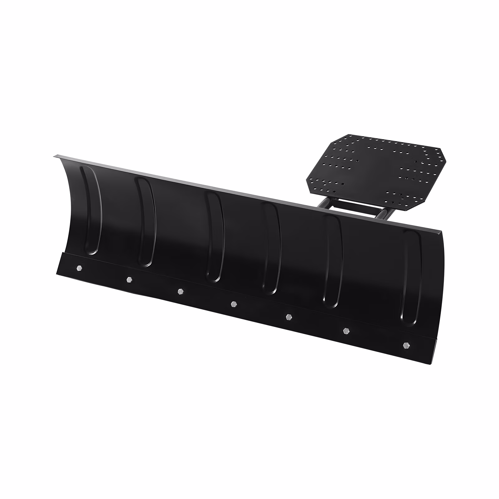 KFFKFF 48 - Inch Universal Snow Plow Kit, Adjustable Height and Angle, Quick - Release Design, Durable Steel Blade, Three Mounting Options, Ideal for Clearing Snow with Atvs and Utvs