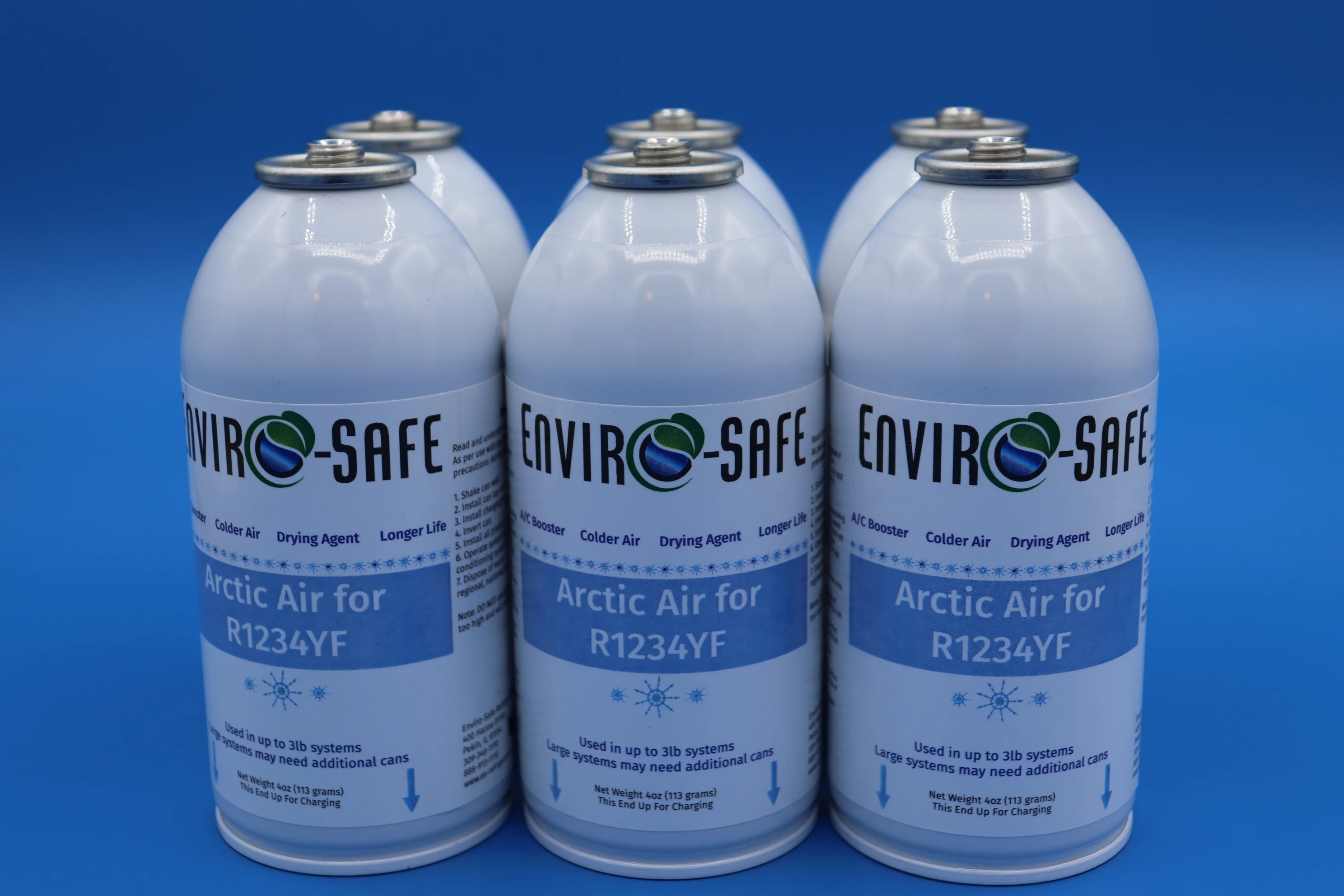 for R1234yf for Automotive Air Conditioning Systems, 6 Cans and Brass Hose, R-1234yf, R1234 - Image 4