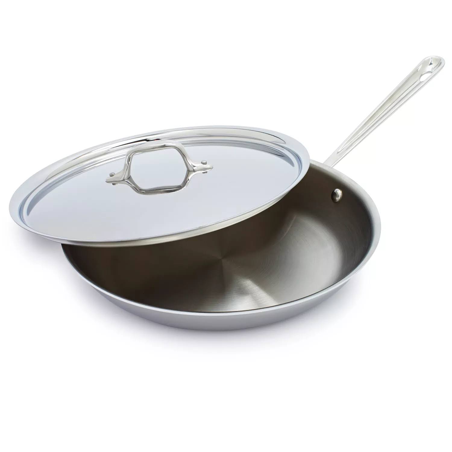 All-Clad Stainless-Steel Skillet with Lid, 12