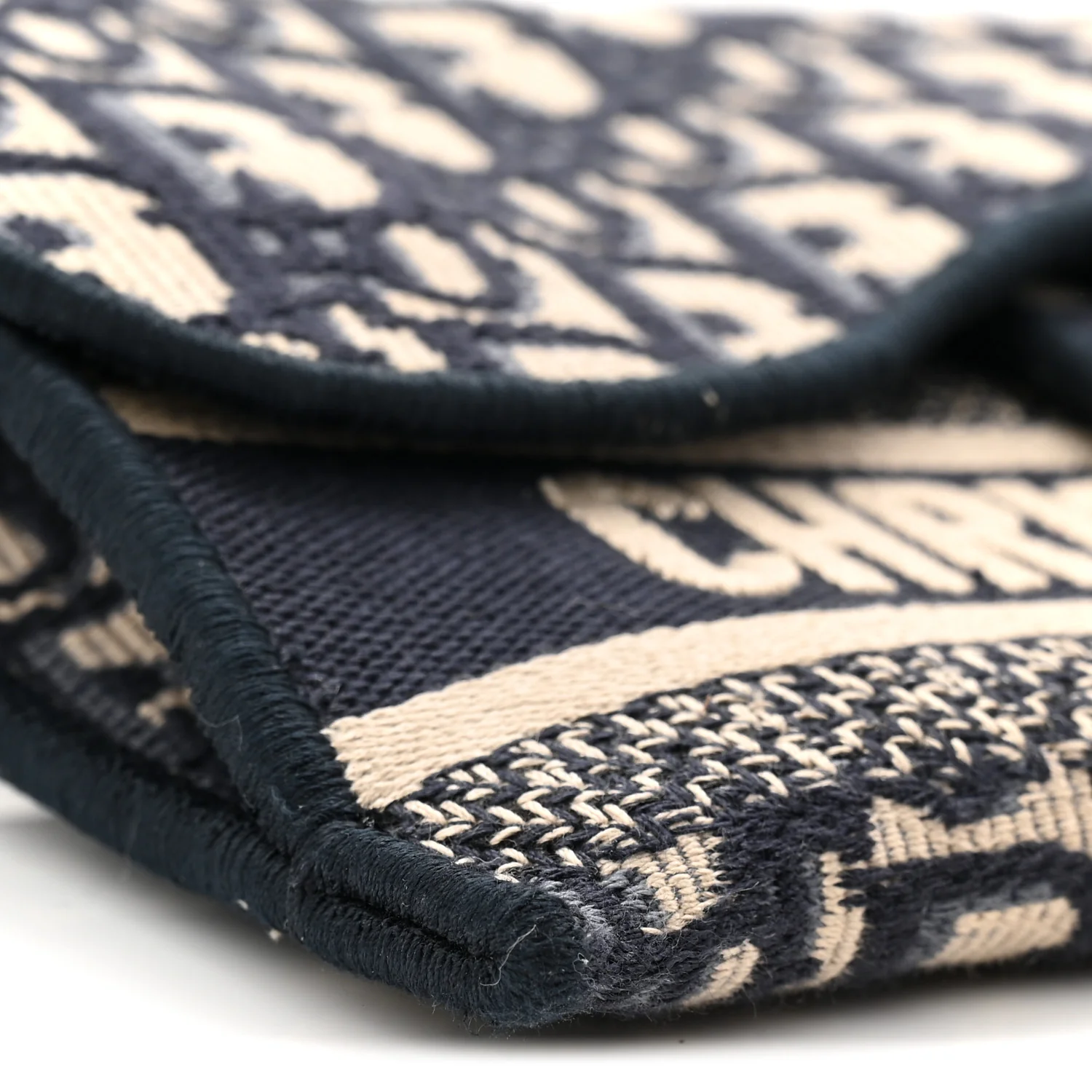 Oblique Slim Saddle Pouch Blue