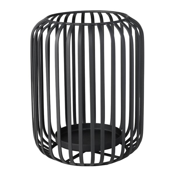 Christmas Chic lyslykt 22,5 cm svart