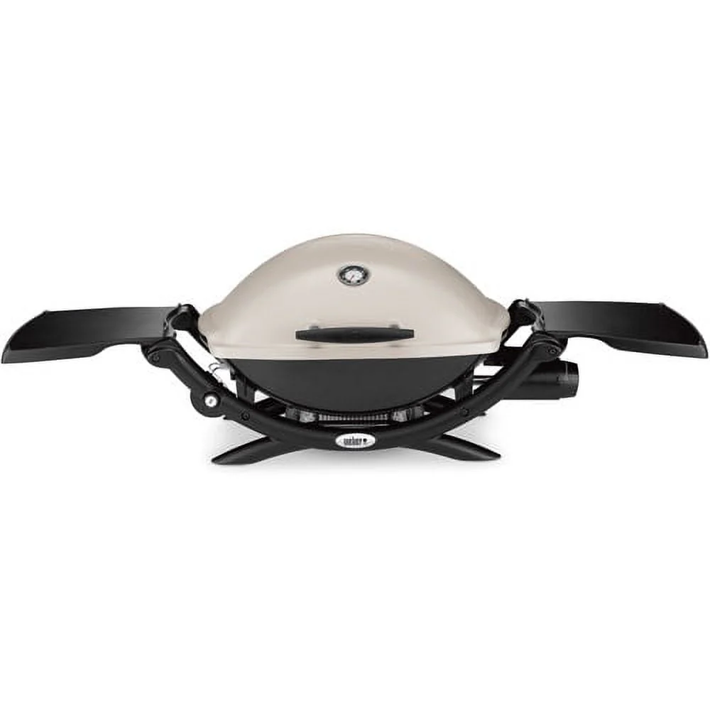 Q 2200 1 Burner Portable Gas Grill, Titanium