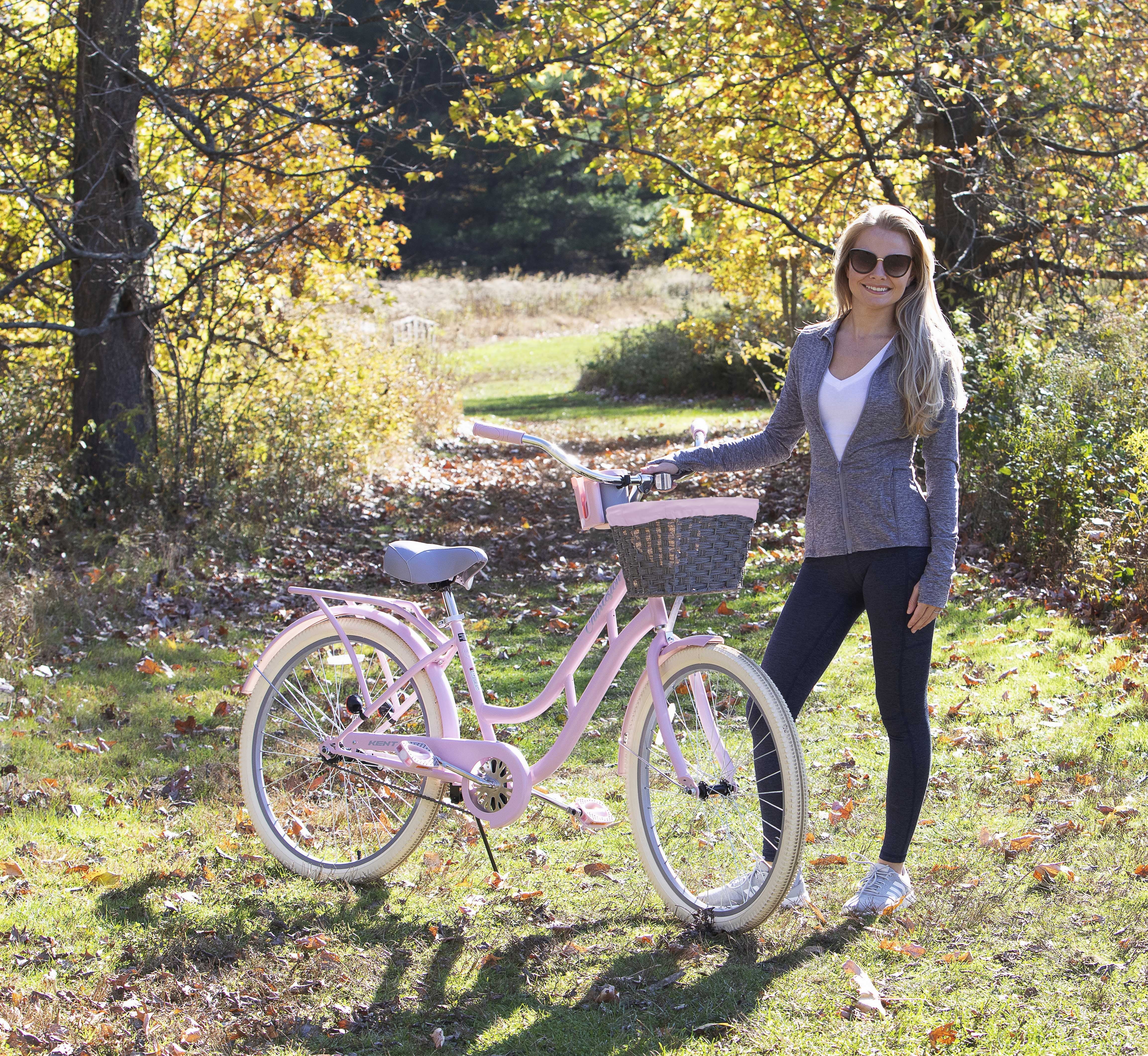 26 in Charleston Adult Female Cruiser Bike, Pink Image 7