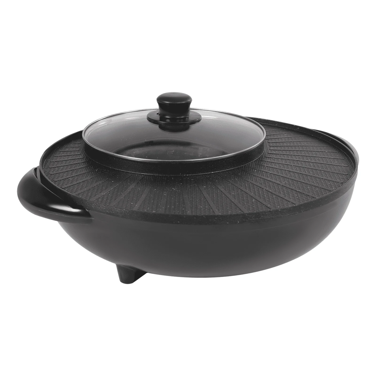MONIPA Circular Edition Hotpot Grill Combo Indoor BBQ Parties Electric Hot Pot