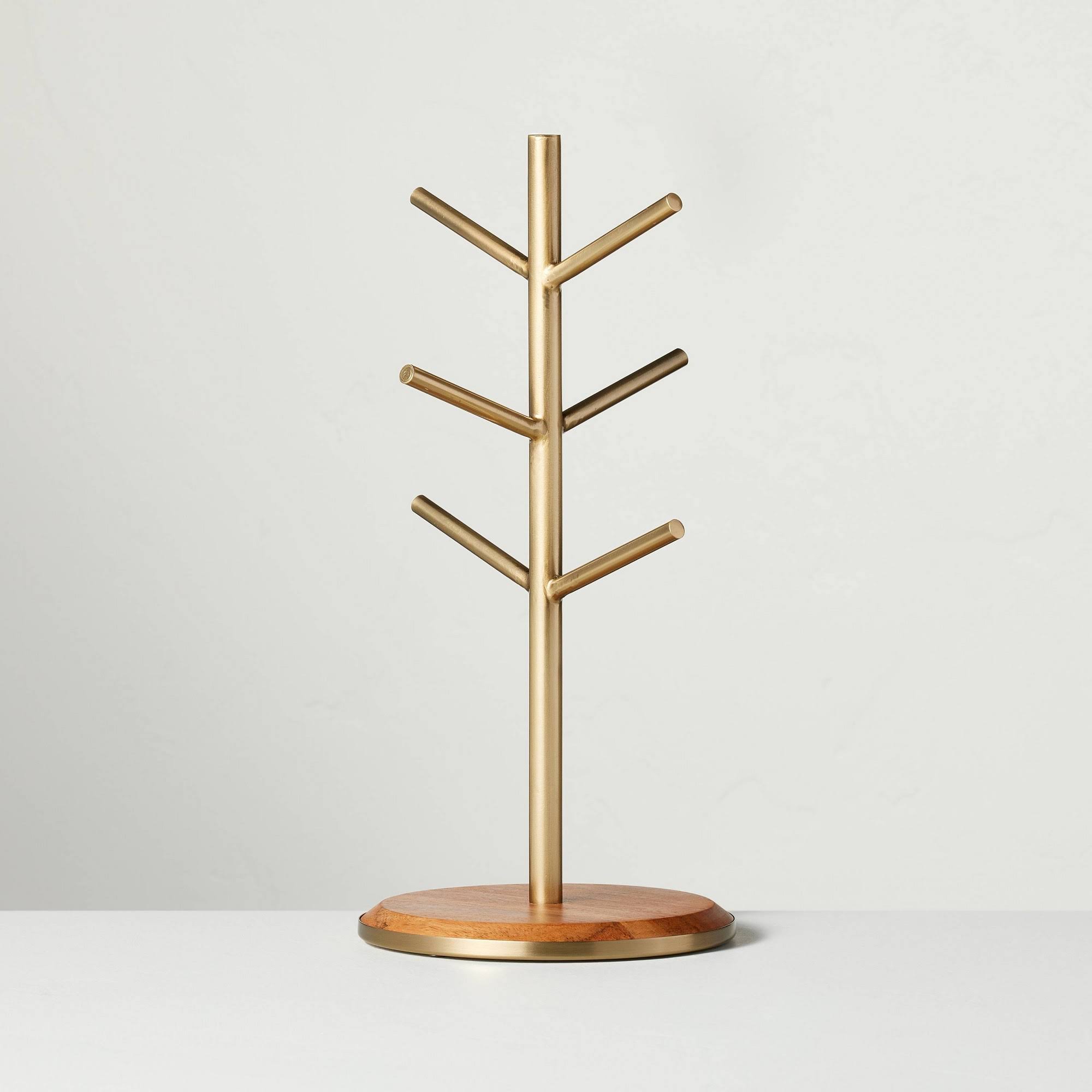 Hearth & Hand with Magnolia Wood & Brass Mug Tree | Target