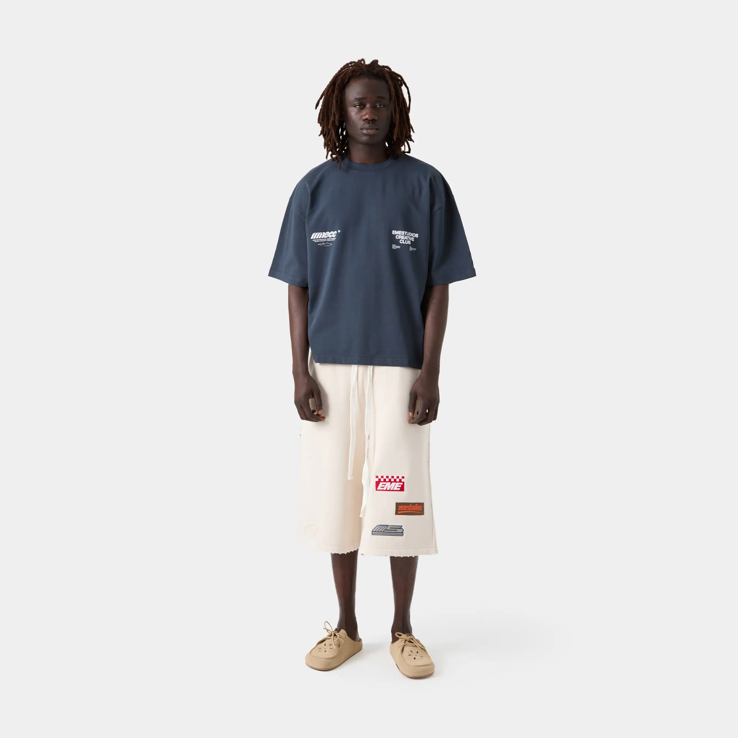 ECC Navy Oversized Tee