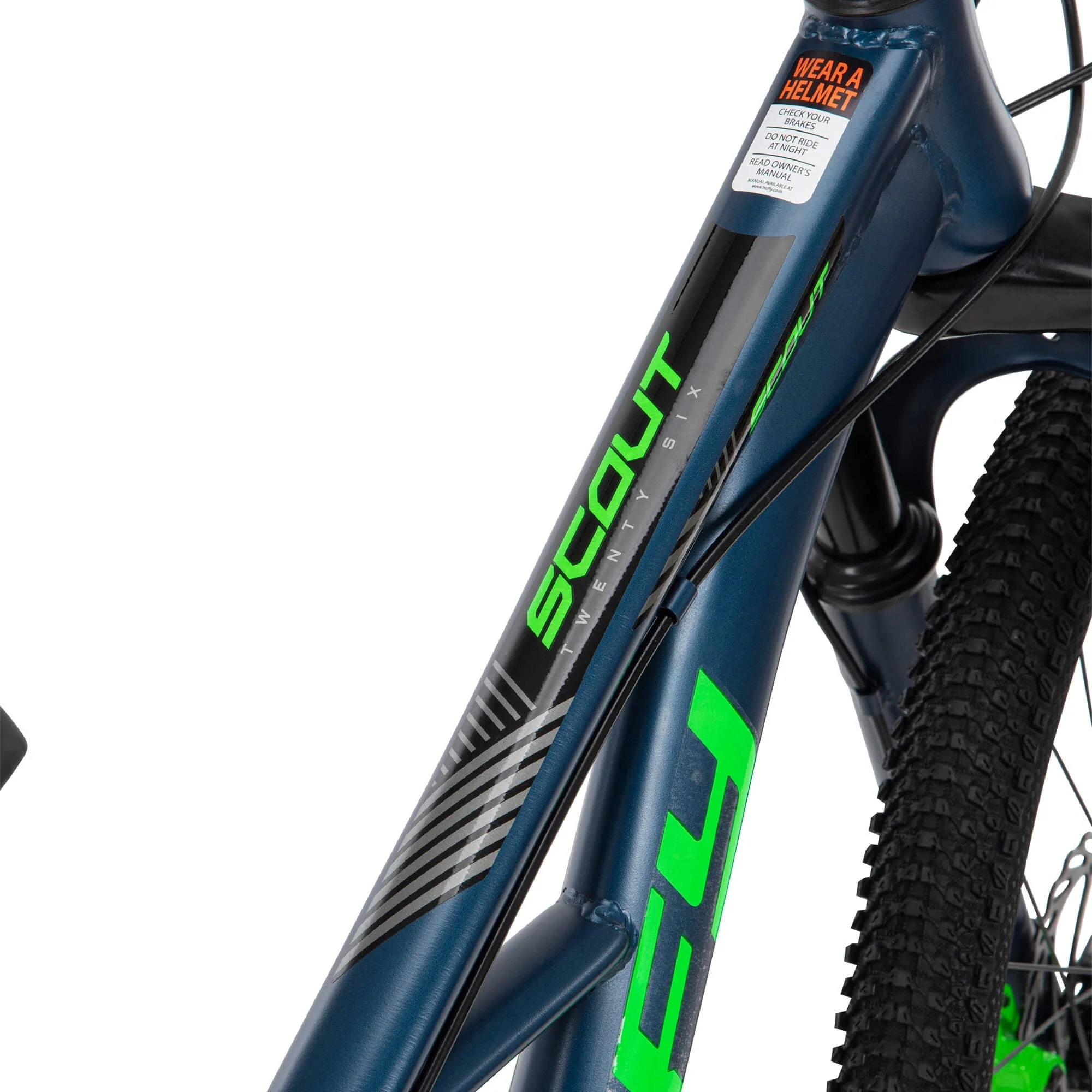 26 Inch Scout Men's 21 Speed Hardtail Mountain Bike, Denim Blue Image 8