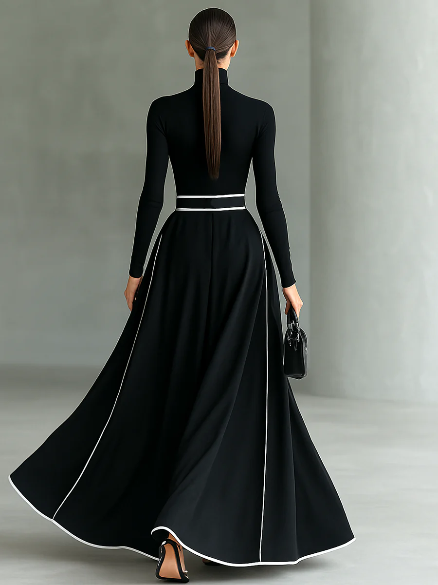 Ginevra | Robe Maxi Noire