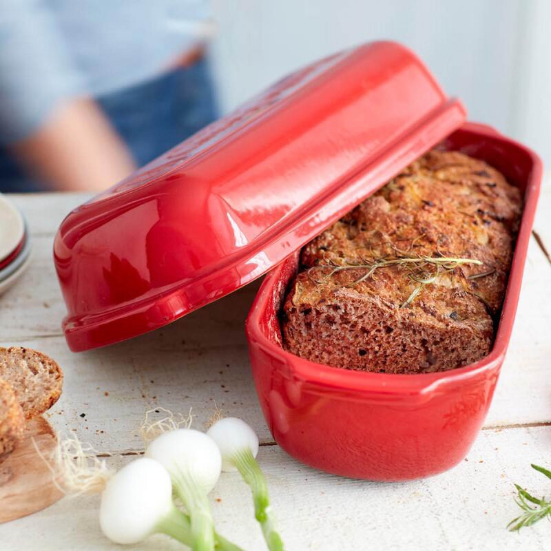 Brødform rektangulær 4,5L rød