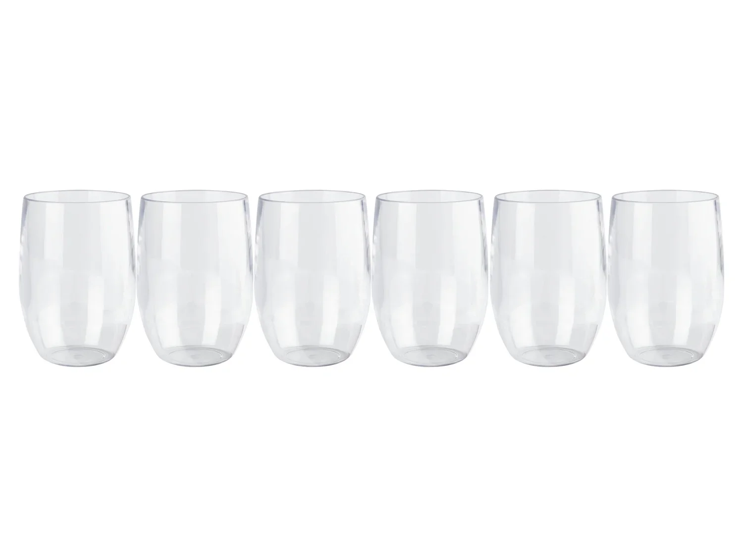 ERNESTO Lot de 6 verres  vin,  champagne ou  eau