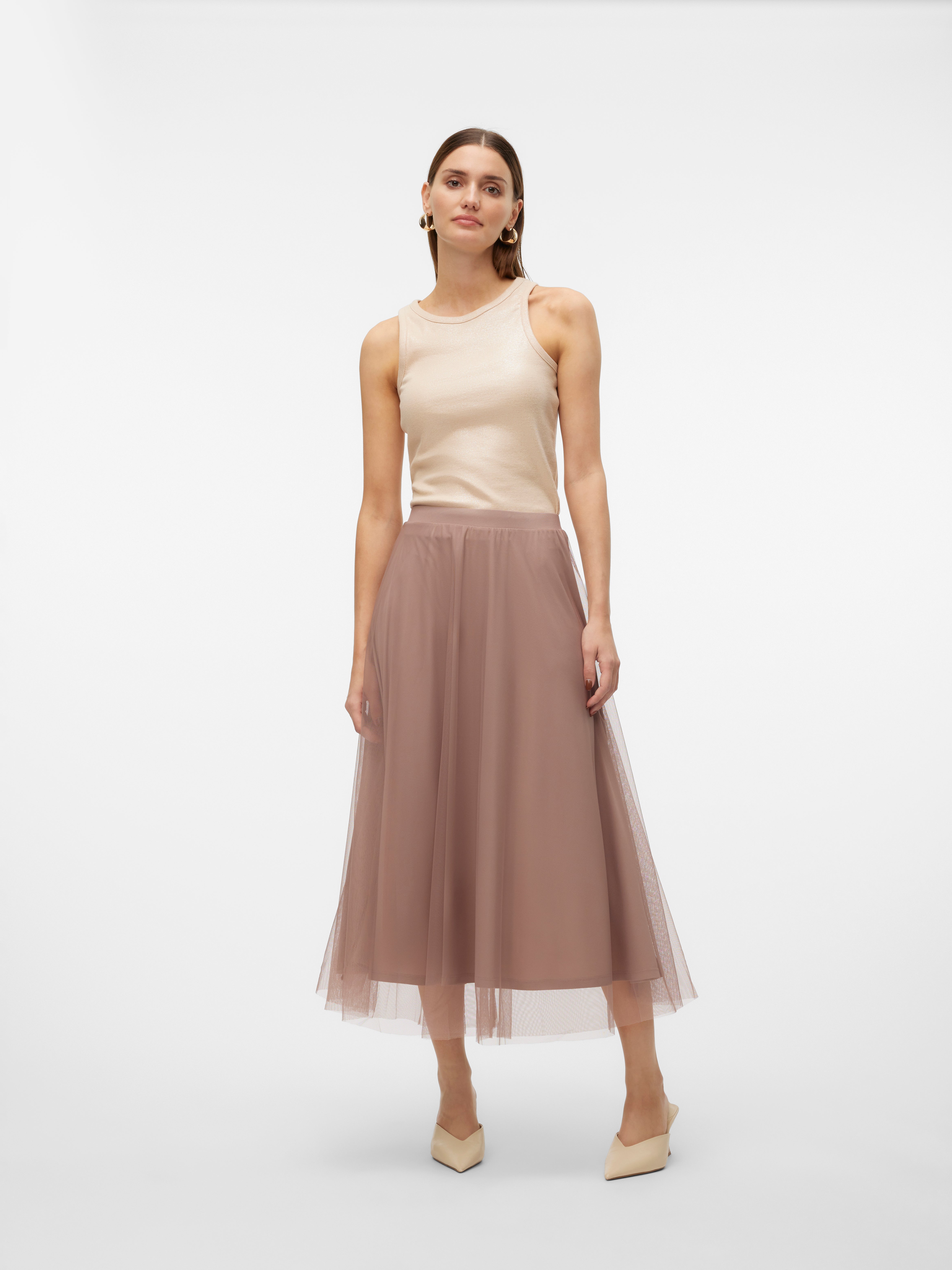 VERO MODA® VMCOVE Mid waist Long skirt