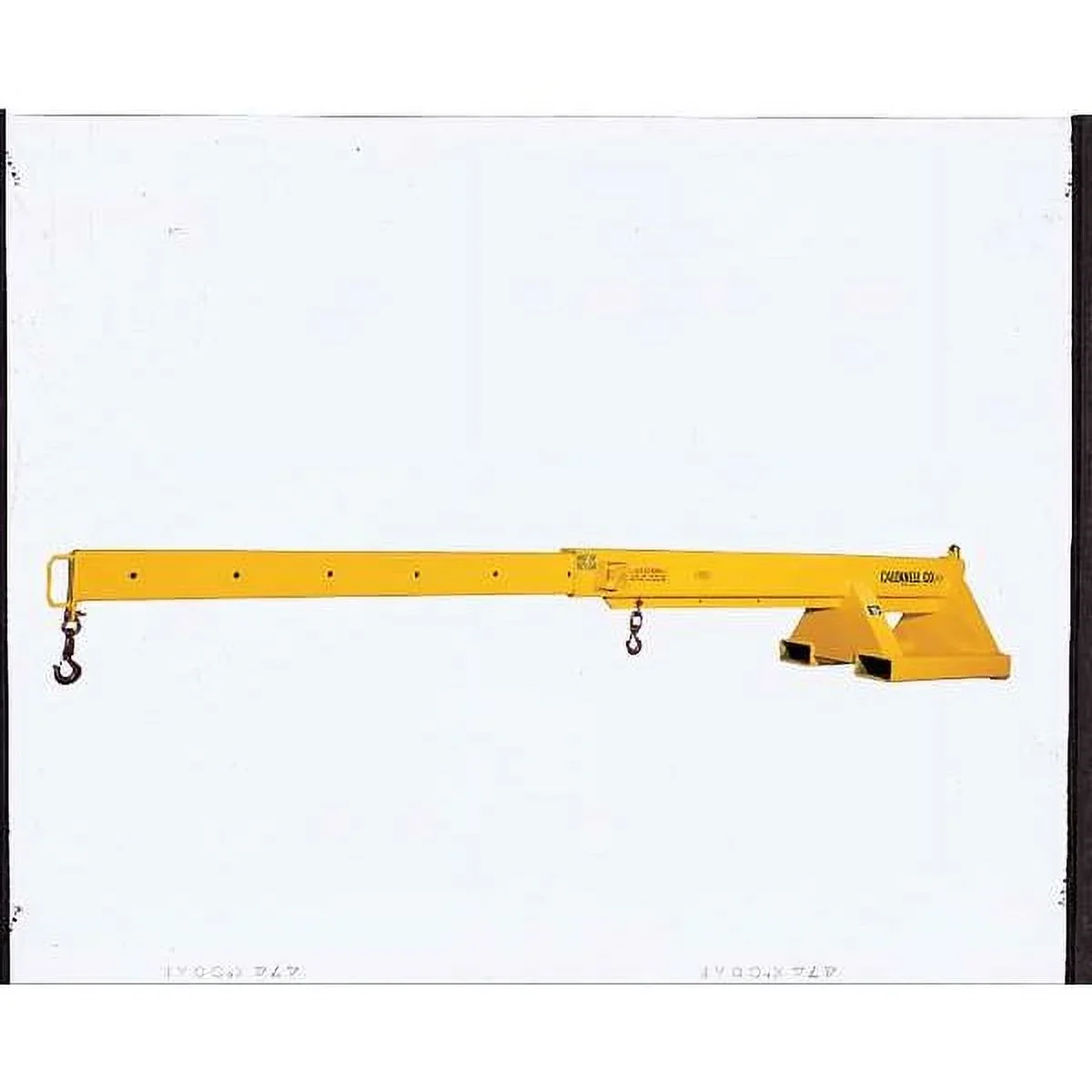 Caldwell Forklift Boom,22 W,4,000 lb,Yellow FB-40