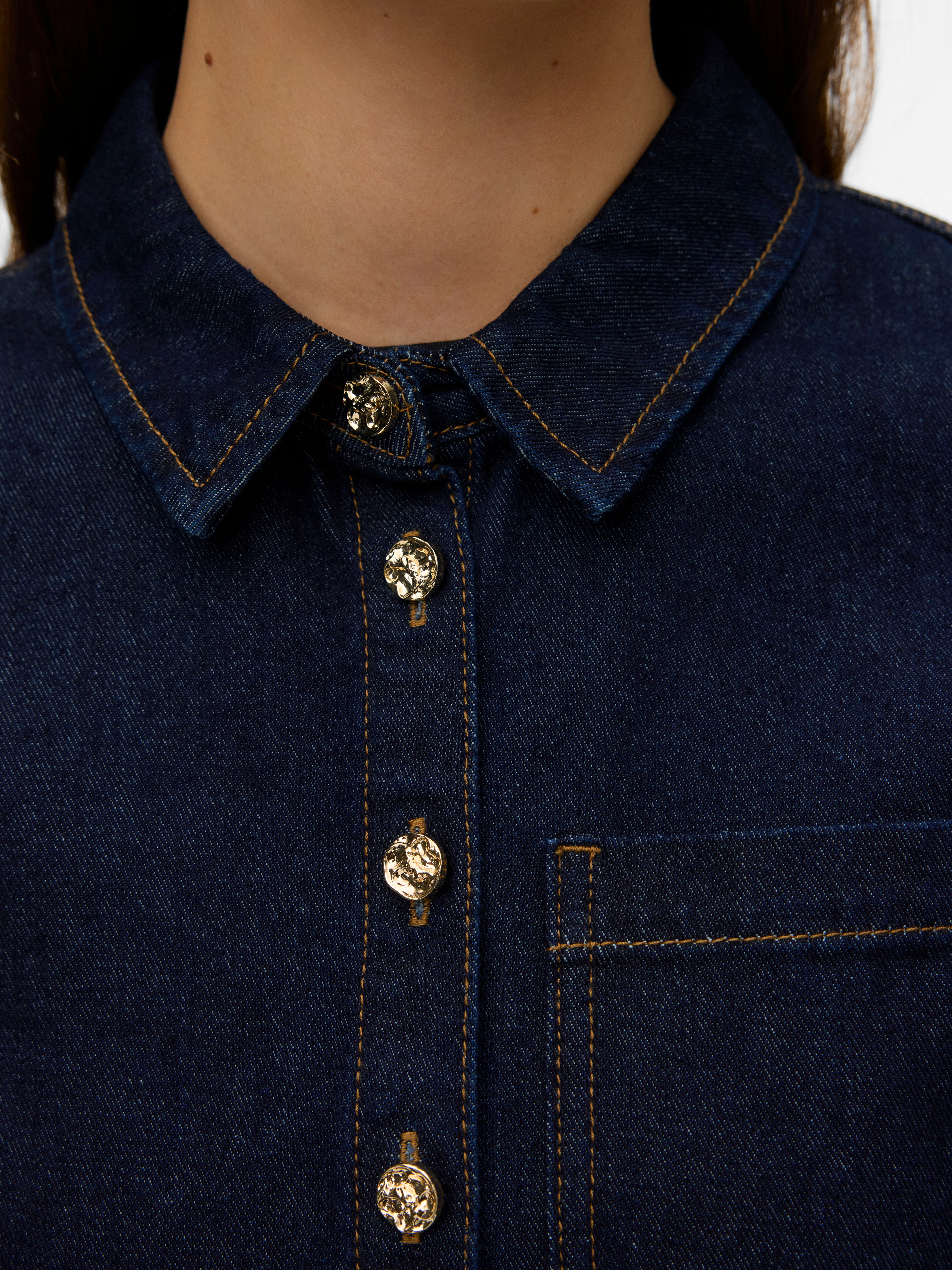 VERO MODA® VMVIVIEN Denim shirt