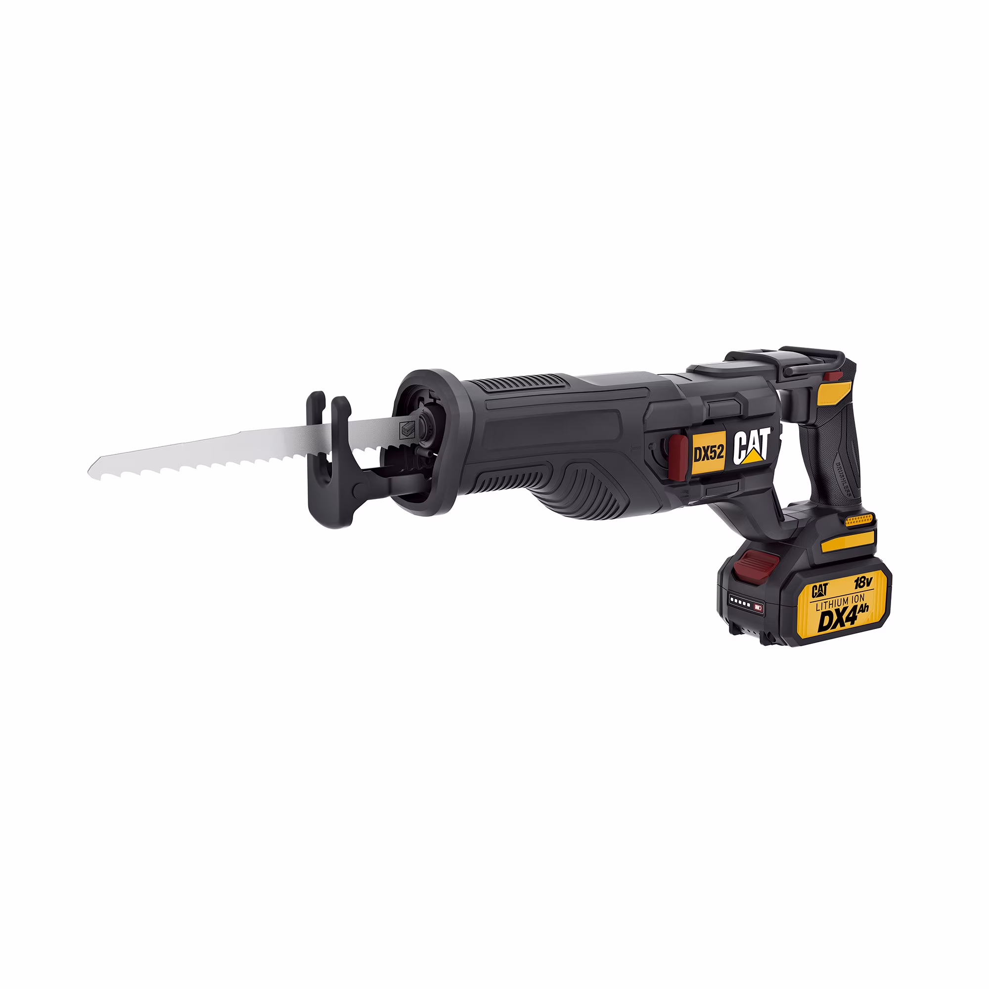 Caterpillar Cat? DX52 18V Cordless Brushless Reciprocating Saw with 3000 SPM Variable Speed